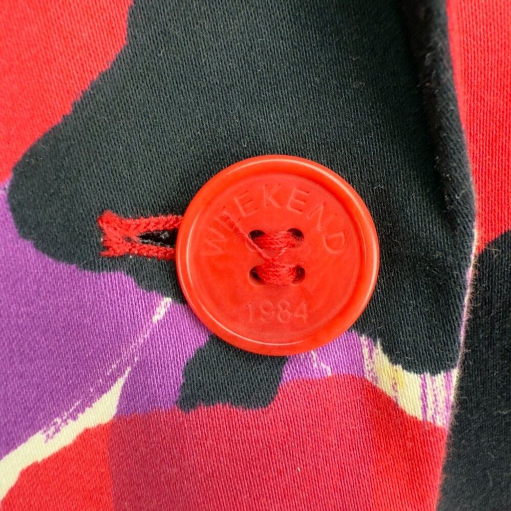 Max Mara MAXMARA W-E 2023 Floral Maximalist Red Short Blazer sz L 14 Size XL / US 12-14 / IT 48-50 - 5 Thumbnail