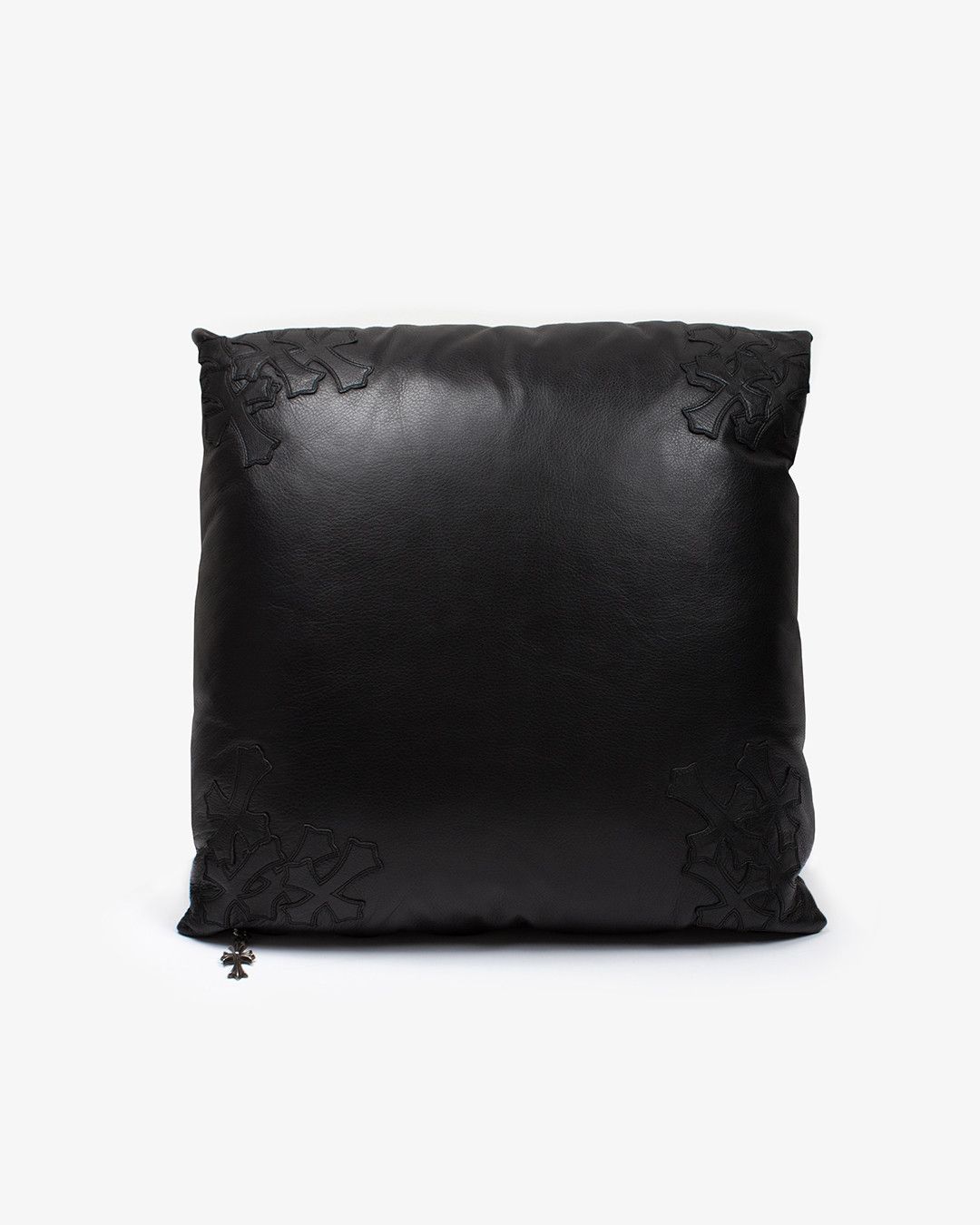 Chrome Hearts CHROME HEARTS BLACK CROSS PATCH LEATHER PILLOW XL Size ONE SIZE - 1 Thumbnail