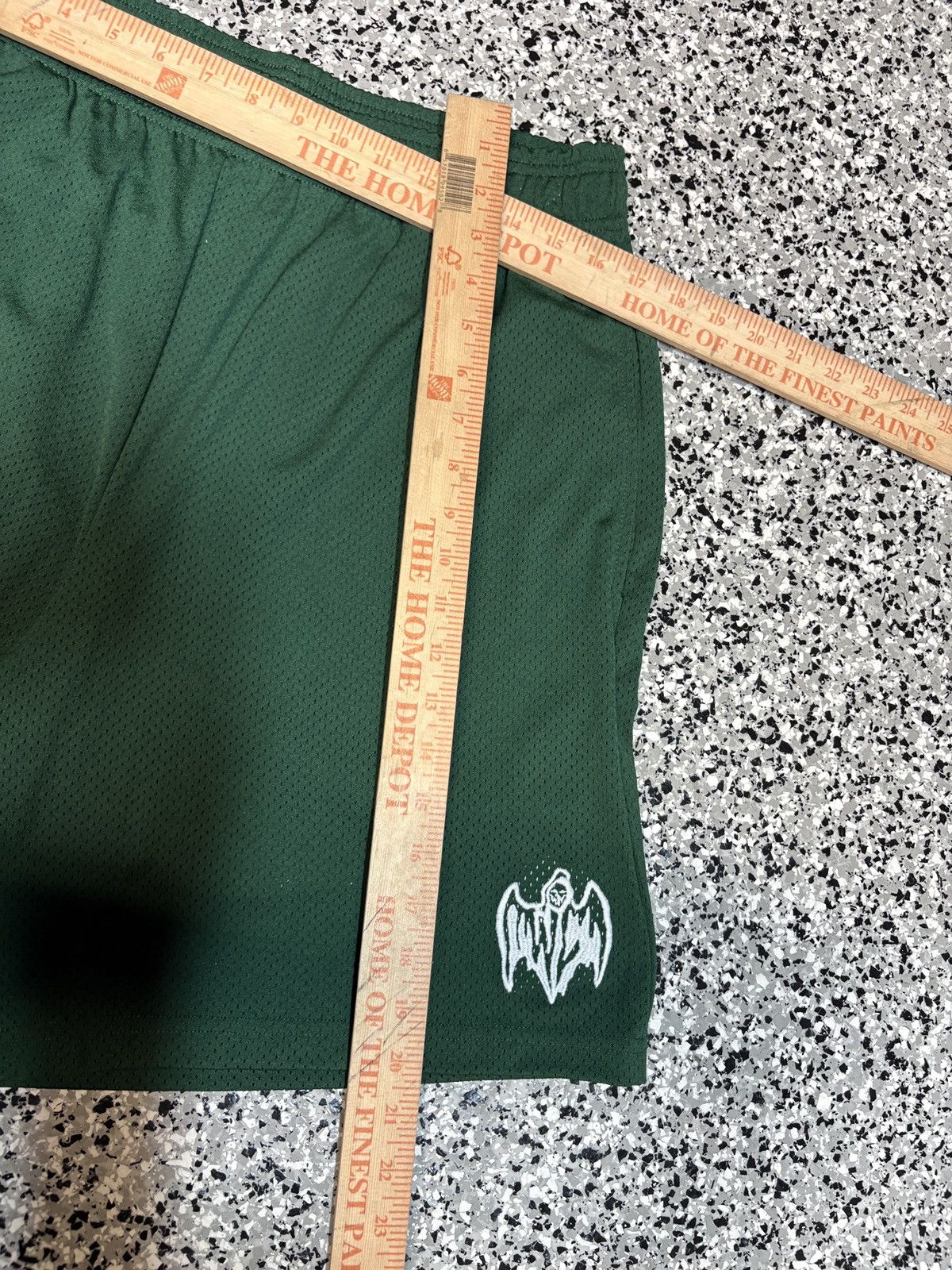 Warren Lotas 2023 Warren Lotas Signature Reaper Green Gym Shorts Size XL Size US 34 / EU 50 - 8 Thumbnail