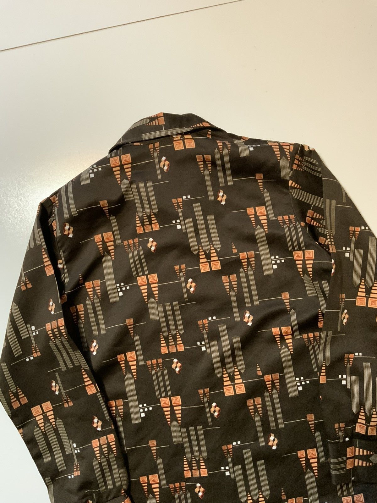 Vintage Vintage 1970s Venus California Geometric Disco Button Shirt Size US M / EU 48-50 / 2 - 4 Thumbnail