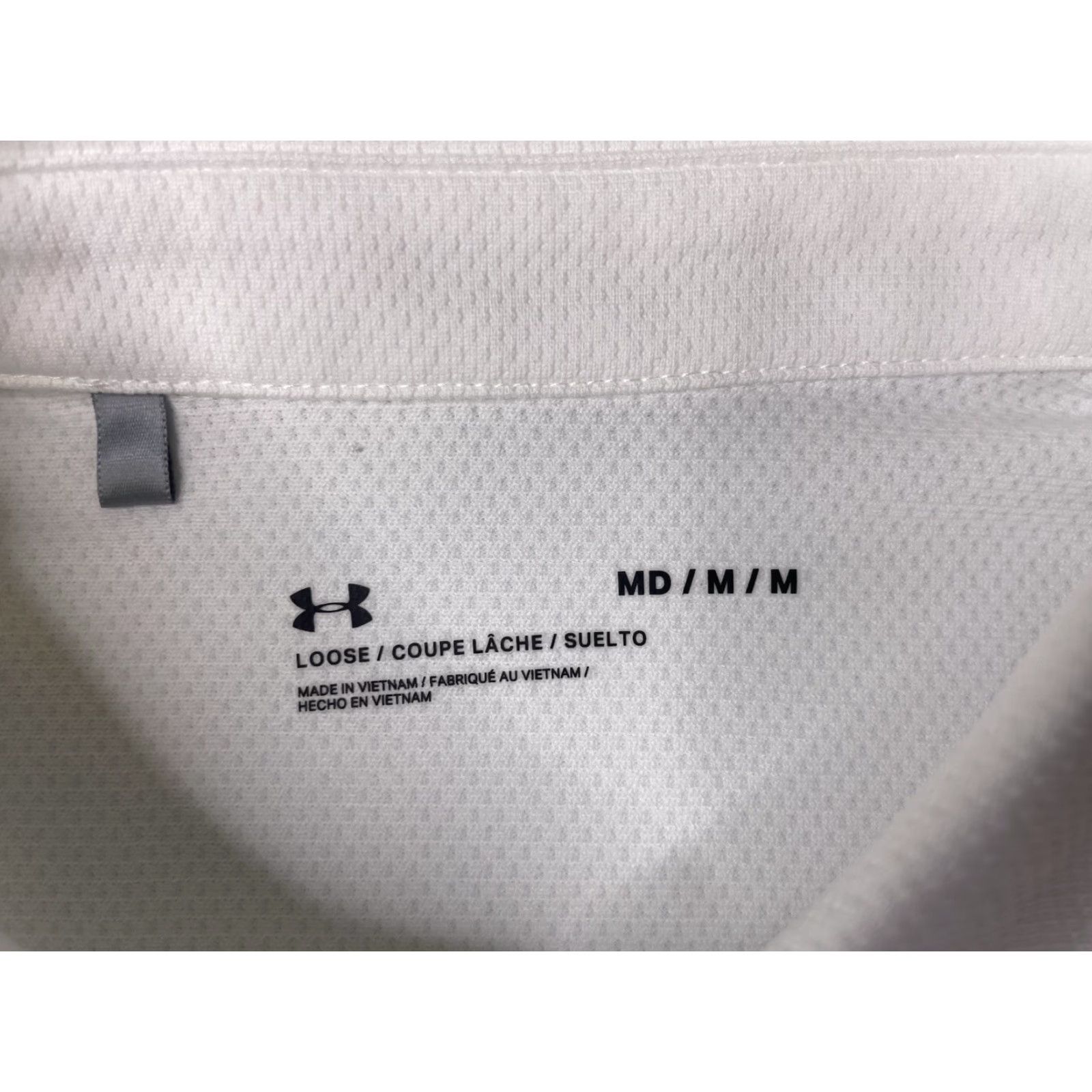 Under Armour Under Armour Polo Golf Shirt White Mens M Regular Breathable Lightweight Easy Care Short Sleeve Collared Size US M / EU 48-50 / 2 - 3 Thumbnail
