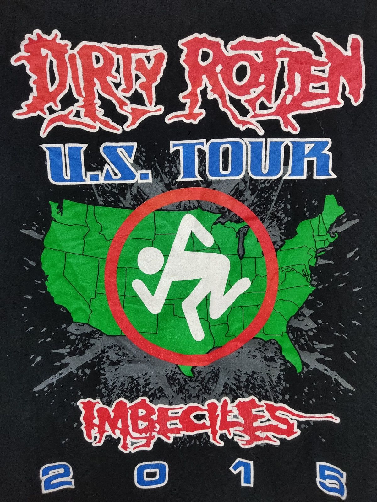 Tour Tee VTG 2015 D.R.I. Dirty Rotten IMBECILES Tour Tee , Size 3XL Size US XXL / EU 58 / 5 - 5 Thumbnail