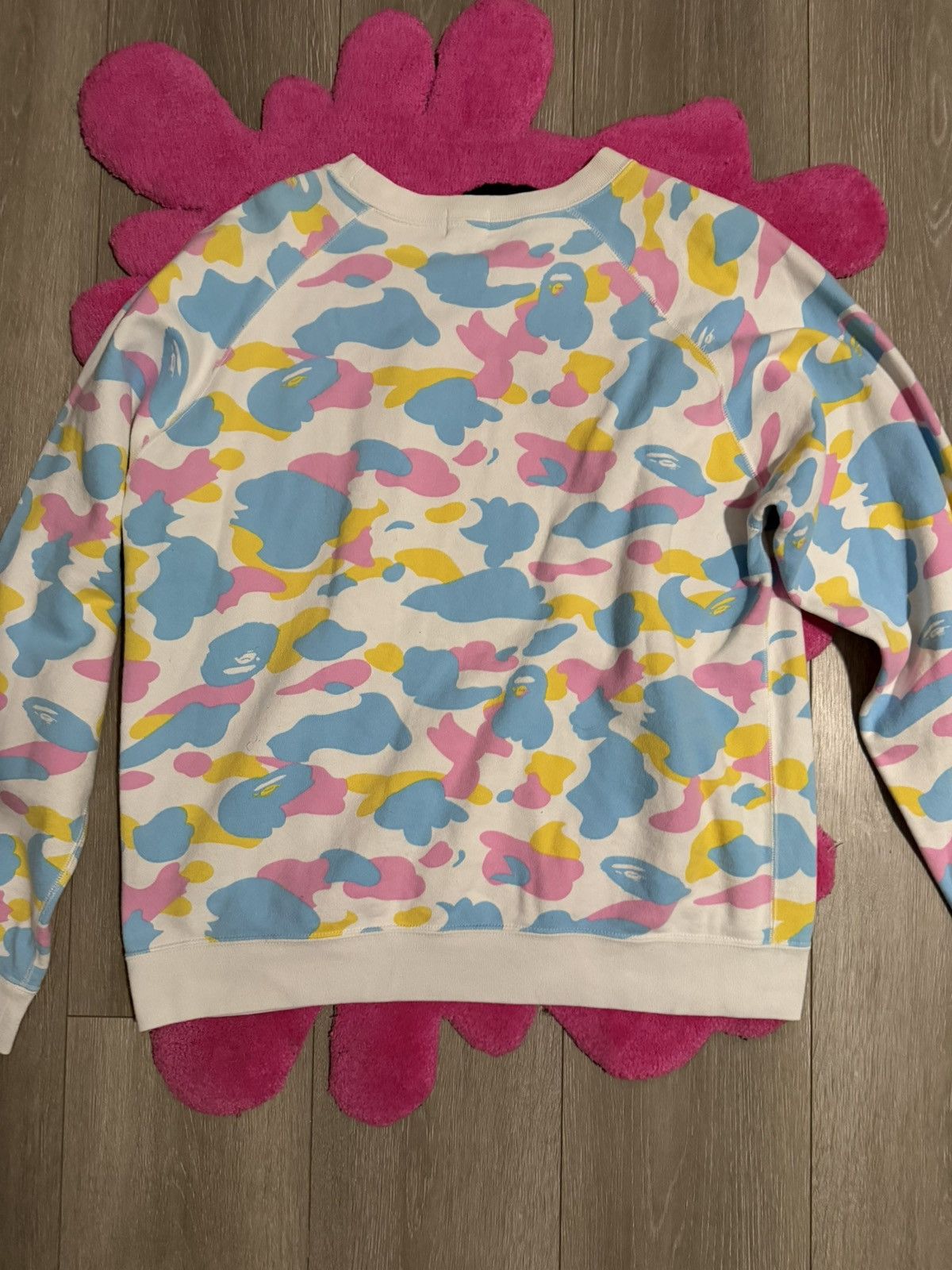 Bape Bape Cotton Candy Crewneck Sweatshirt (2006) Size US M / EU 48-50 / 2 - 4 Thumbnail