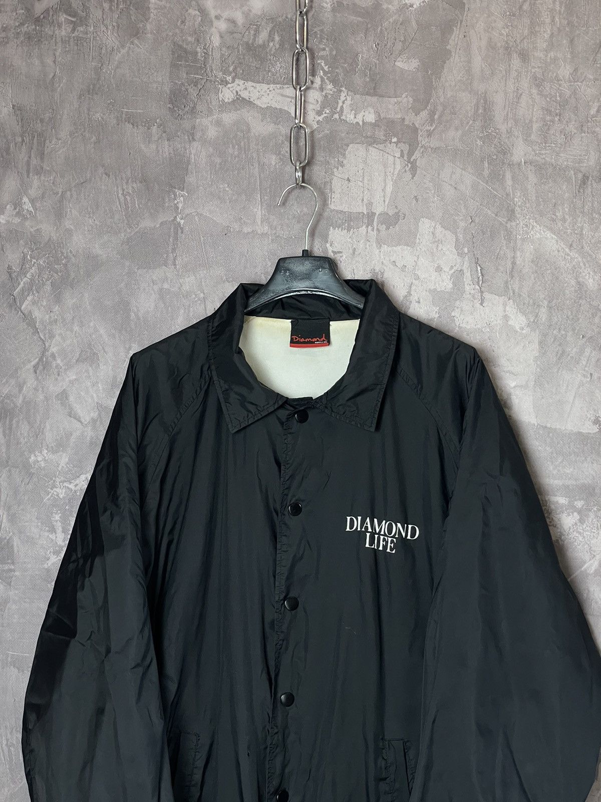 Diamond Supply Co. × Vintage Diamond Supply Co OG Script Coach Jacket Windbreaker New DS Size US M / EU 48-50 / 2 - 3 Thumbnail