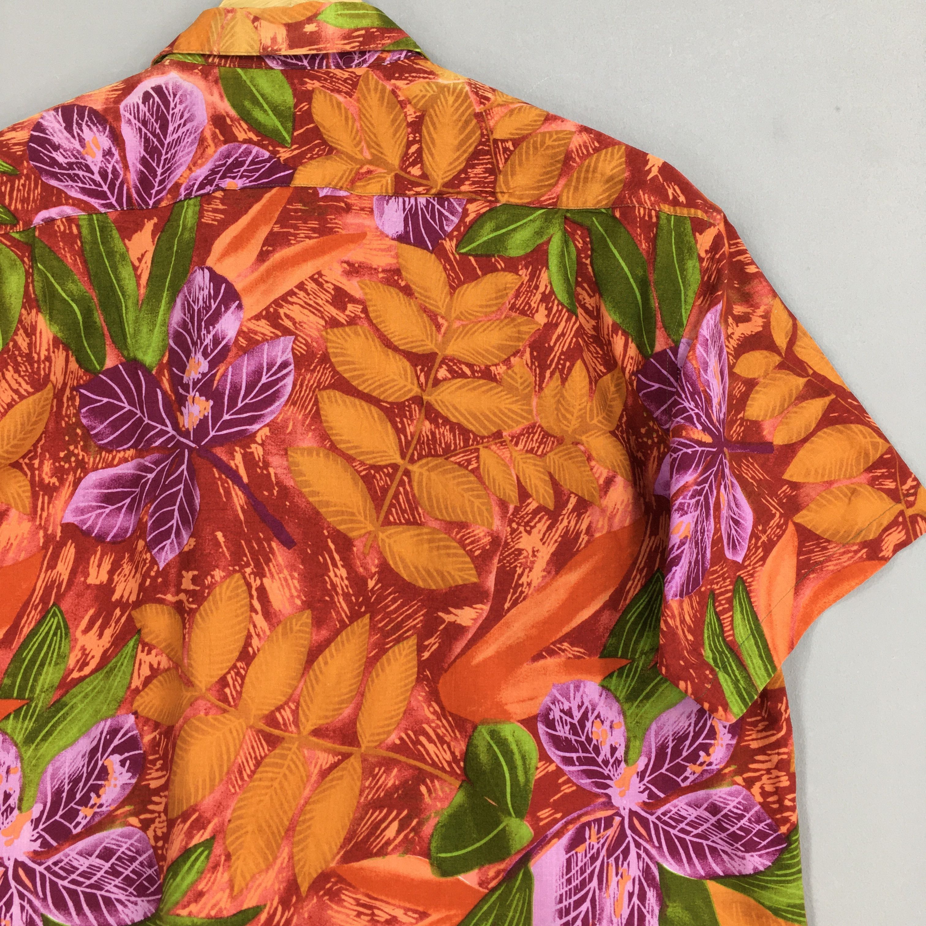 Other Vintage 90s Leaves Hawaii Aloha Shirts Medium Size US M / EU 48-50 / 2 - 8 Thumbnail