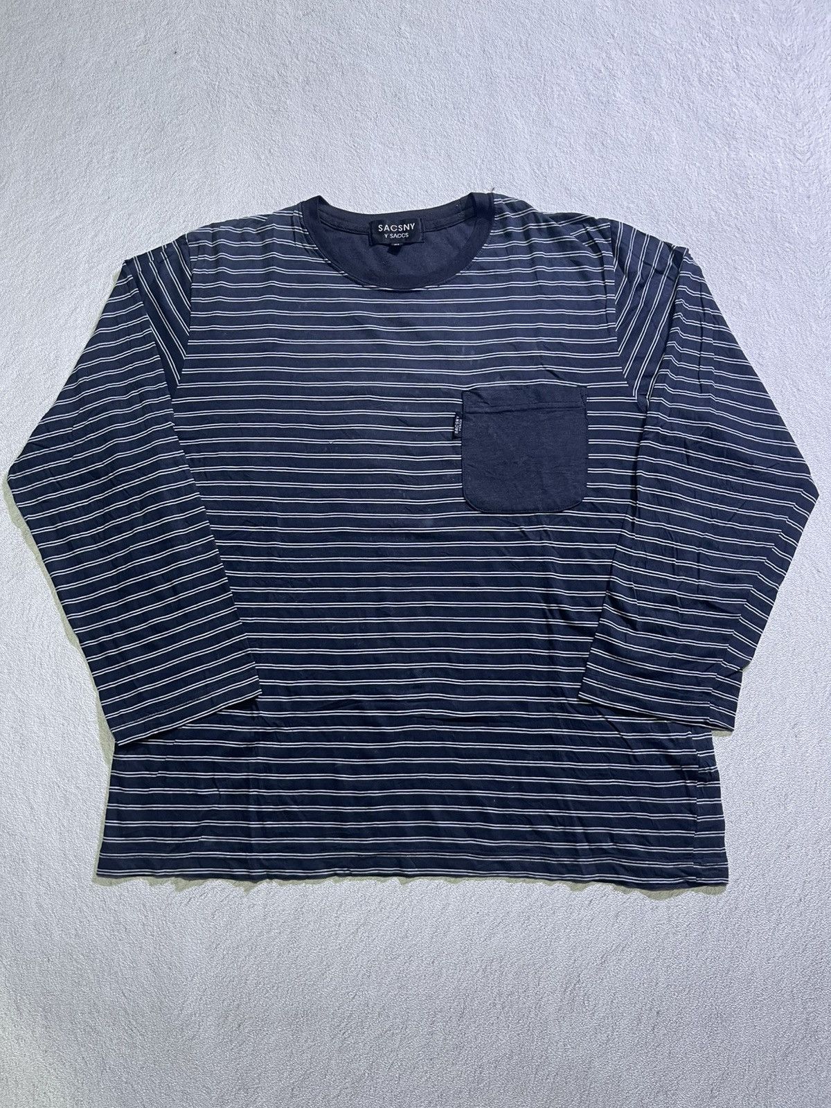 Yohji Yamamoto Y'sacca yohji yamamoto long t-shirt with small pocket motif Size US M / EU 48-50 / 2 - 1 Thumbnail