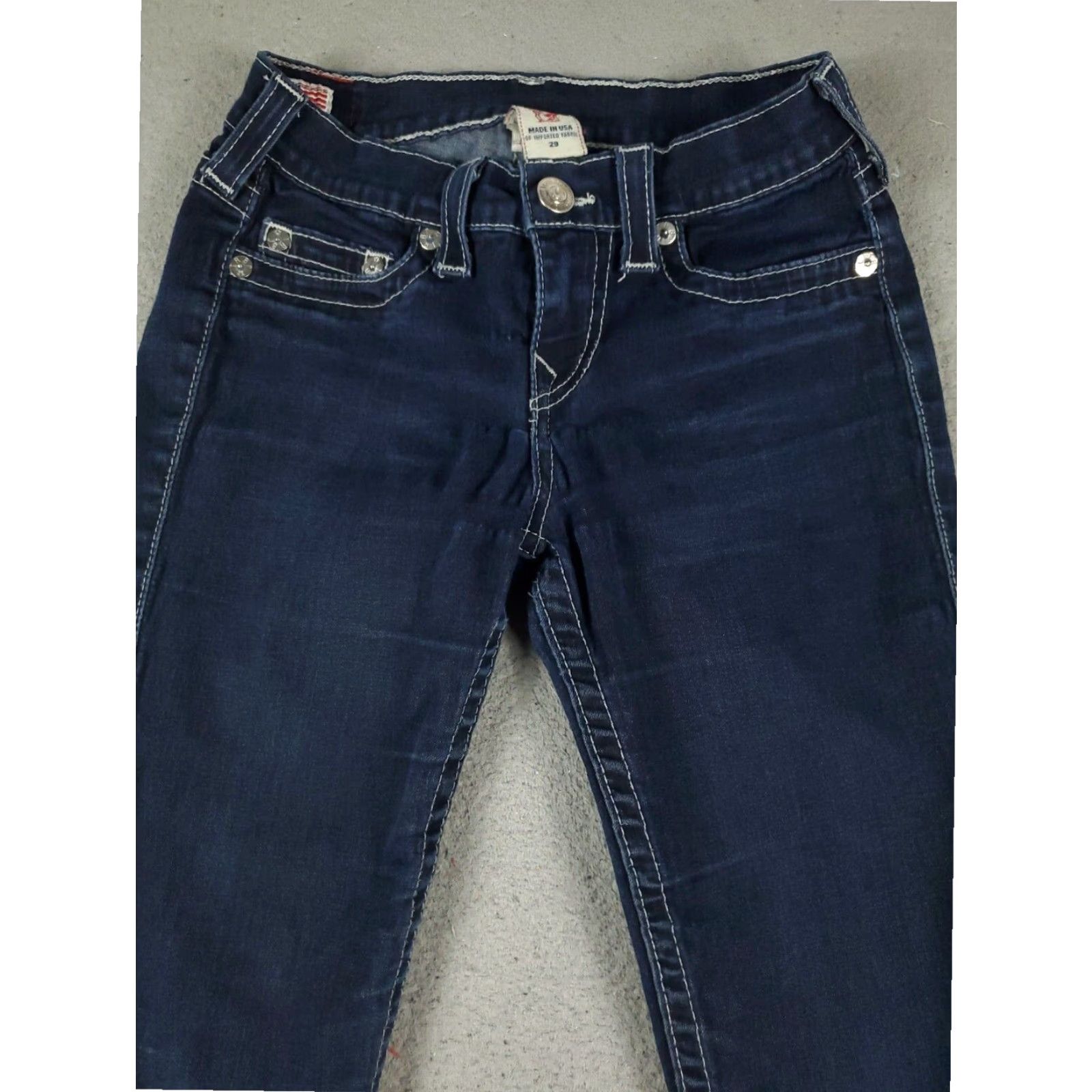 True Religion True Religion Womens Jeans 28x29 Extra Large Denim Pants Ladies Size 28" / US 6 / IT 42 - 2 Thumbnail