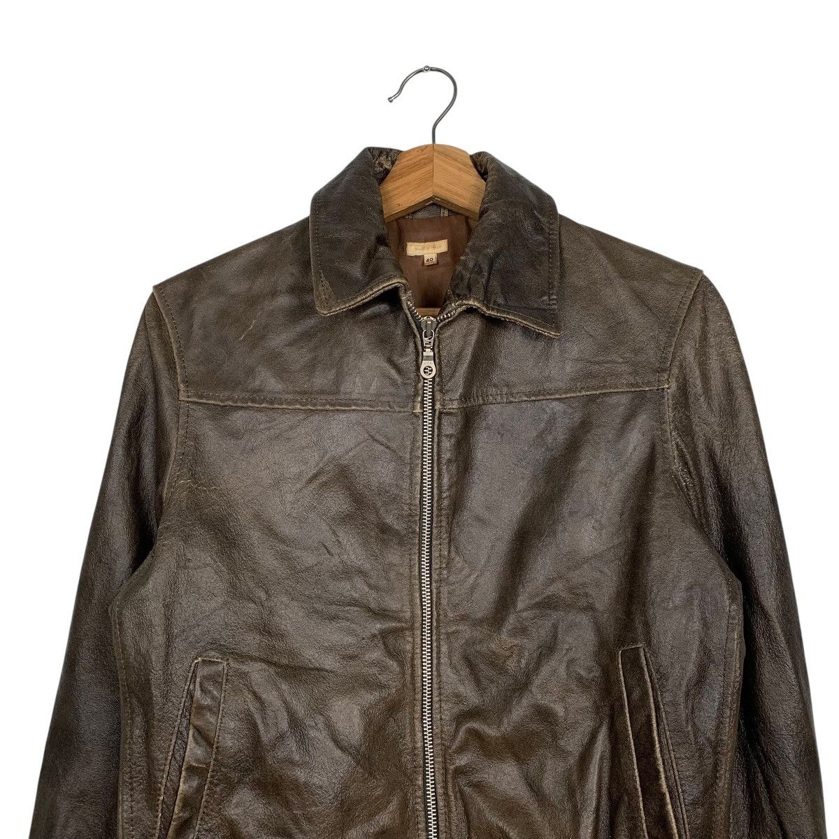 Japanese Brand Japanese Brand A Via Bus Motorcycle Riding Leather Jacket Size S / US 4 / IT 40 - 2 Thumbnail