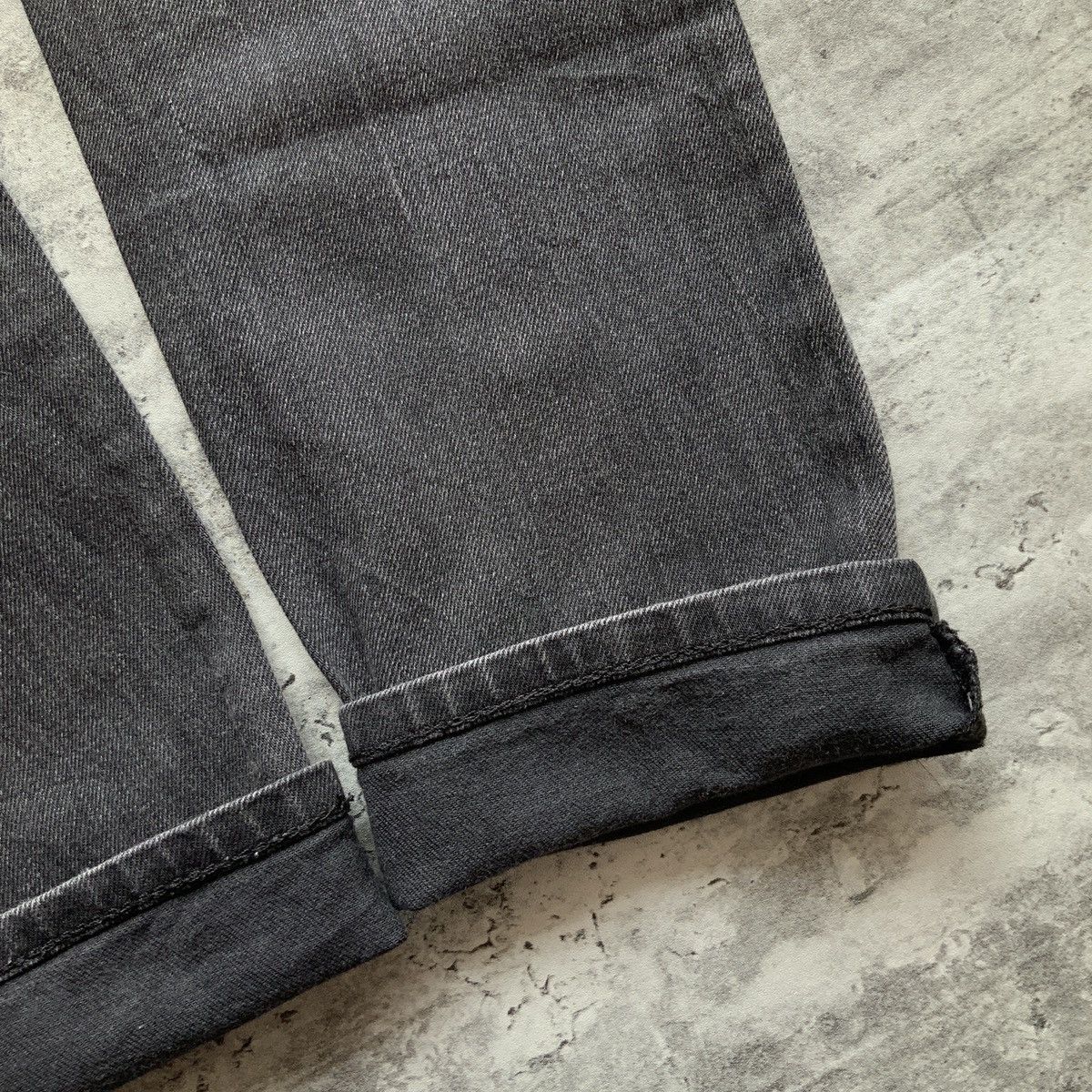 Saint Laurent Paris SLP D02 Black Washed Skinny Jeans by Anthony