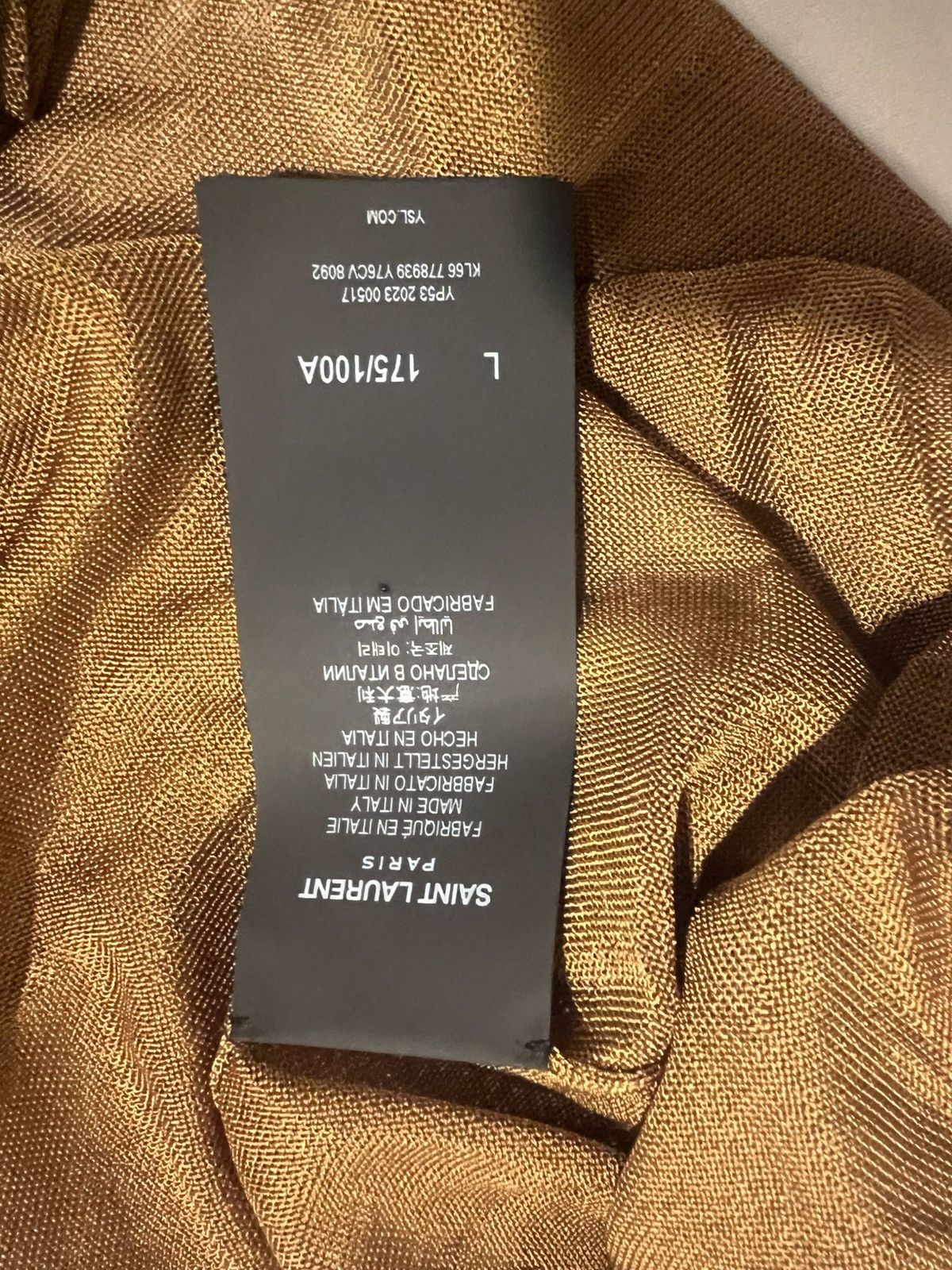 Saint Laurent Paris Saint Laurent men’s knit t shirt. L. $1050 Size US L / EU 52-54 / 3 - 7 Thumbnail
