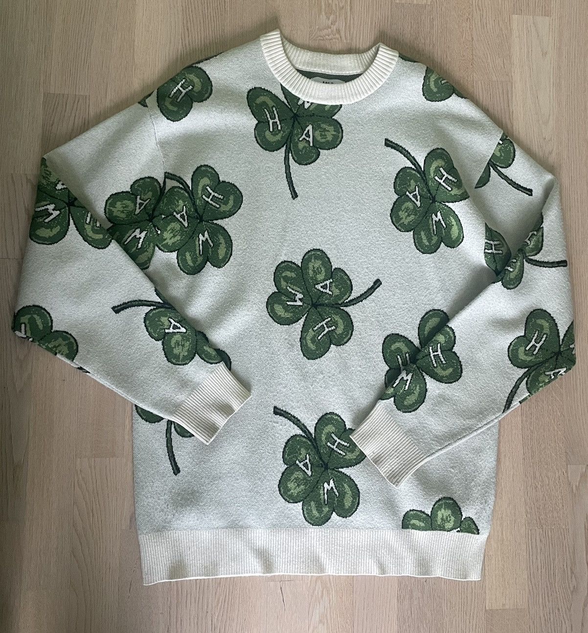 Human With Attitude Human With Attitude Shamrock Sweater Size US M / EU 48-50 / 2 - 2 Thumbnail