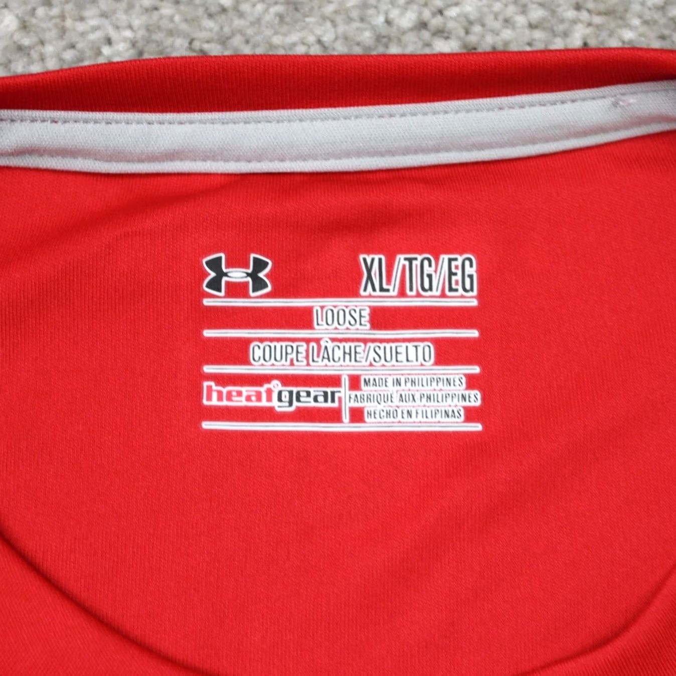 Under Armour Under Armour Shirt Mens XL Red UA HeatGear Loose Fit Short Sleeve Anti-Odor NWT Size US XL / EU 56 / 4 - 5 Thumbnail