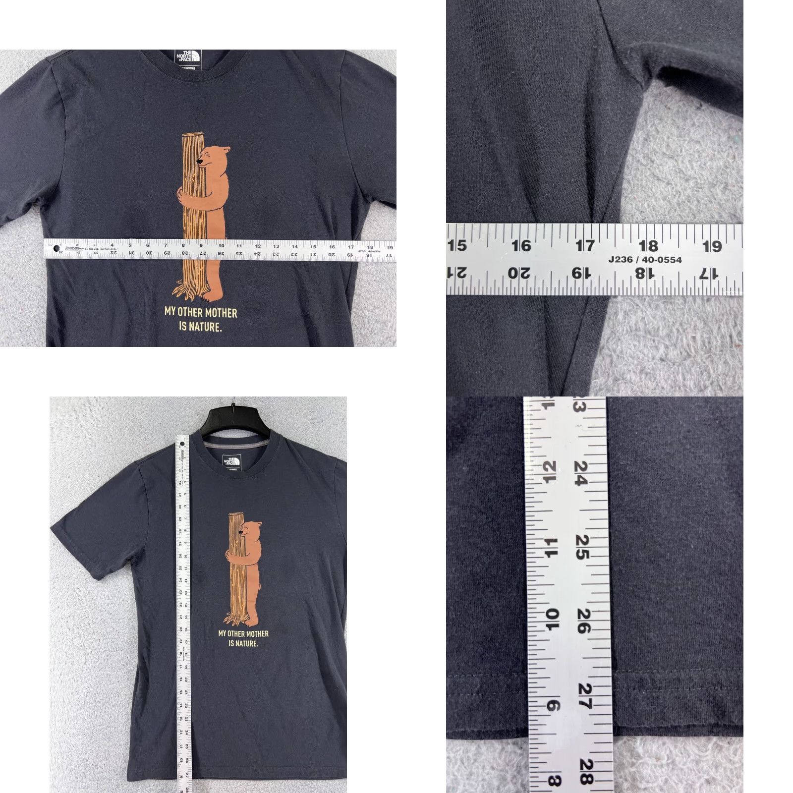 The North Face The North Face Shirt Men Small Gray My Other Mother Is Nature Tree hugger Bear Shirt Mens Small Gray Nature Logo 90s (if applicable) Size US S / EU 44-46 / 1 - 8 Thumbnail