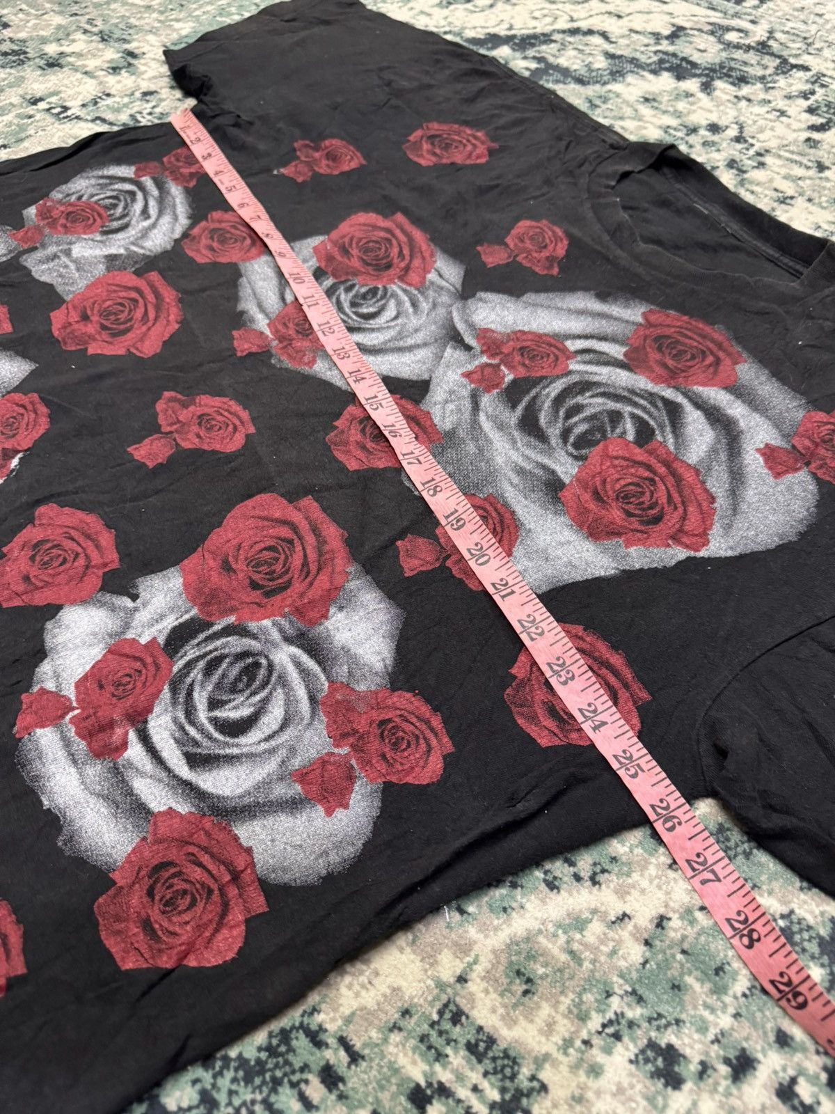Vintage VINTAGE ROSES FRONTAL FULL PRINT SHIRT Size US XXL / EU 58 / 5 - 4 Thumbnail