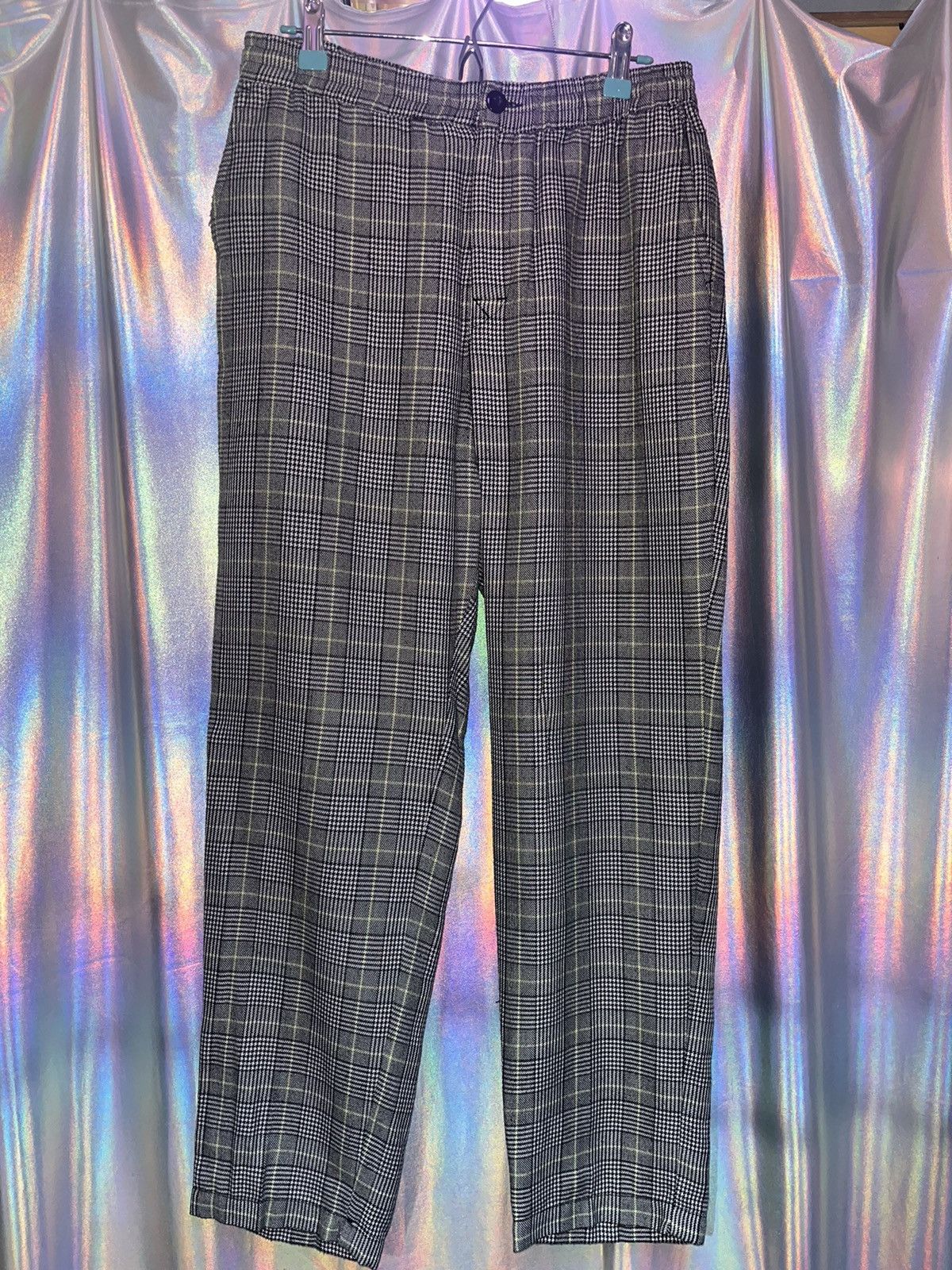 Stussy Stussy Bryant Pants Grey Plaid Size US 32 / EU 48 - 1 Thumbnail