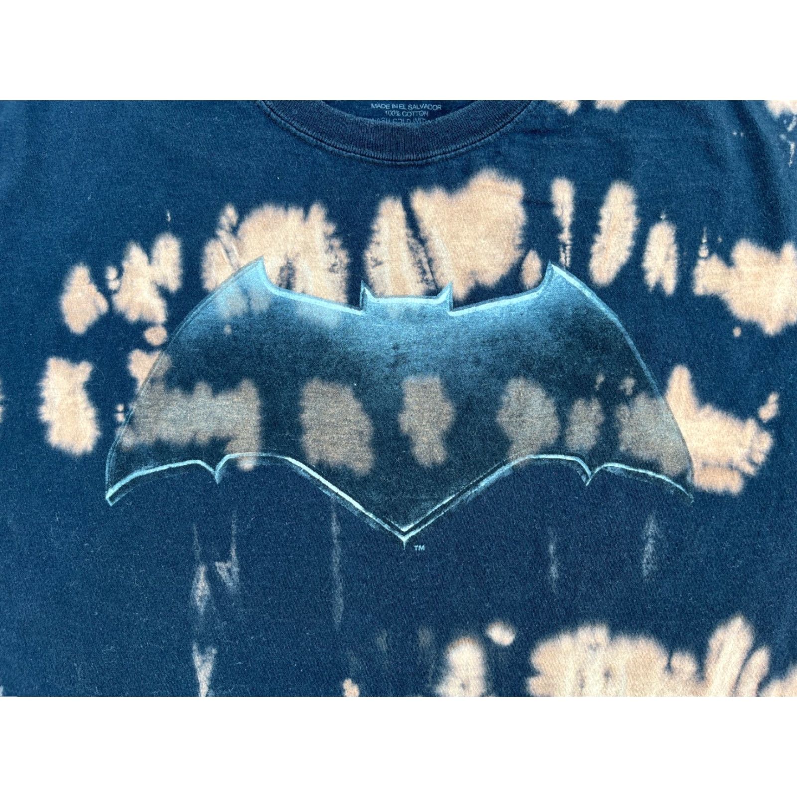 Vintage VINTAGE Men's Justice League Batman Tie Dye T-shirt Sz L Size US L / EU 52-54 / 3 - 5 Thumbnail