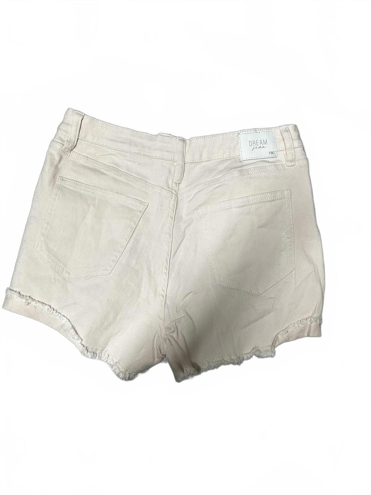 Designer YMI Distressed Denim Shorts - Light Pink Size 30" / US 8 / IT 44 - 3 Thumbnail