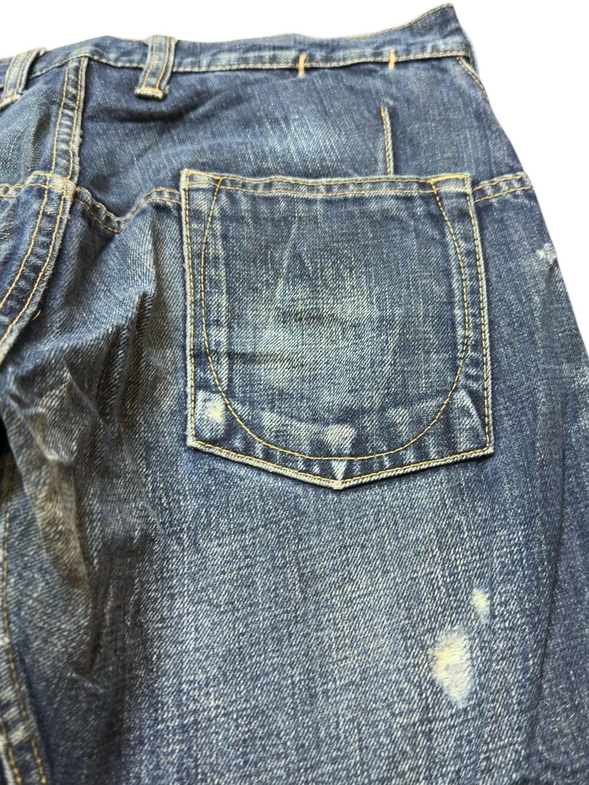 Hysteric Glamour Vintage RNA.Inc Curve Leg Grunge Distressed Denim Size US 30 / EU 46 - 6 Thumbnail