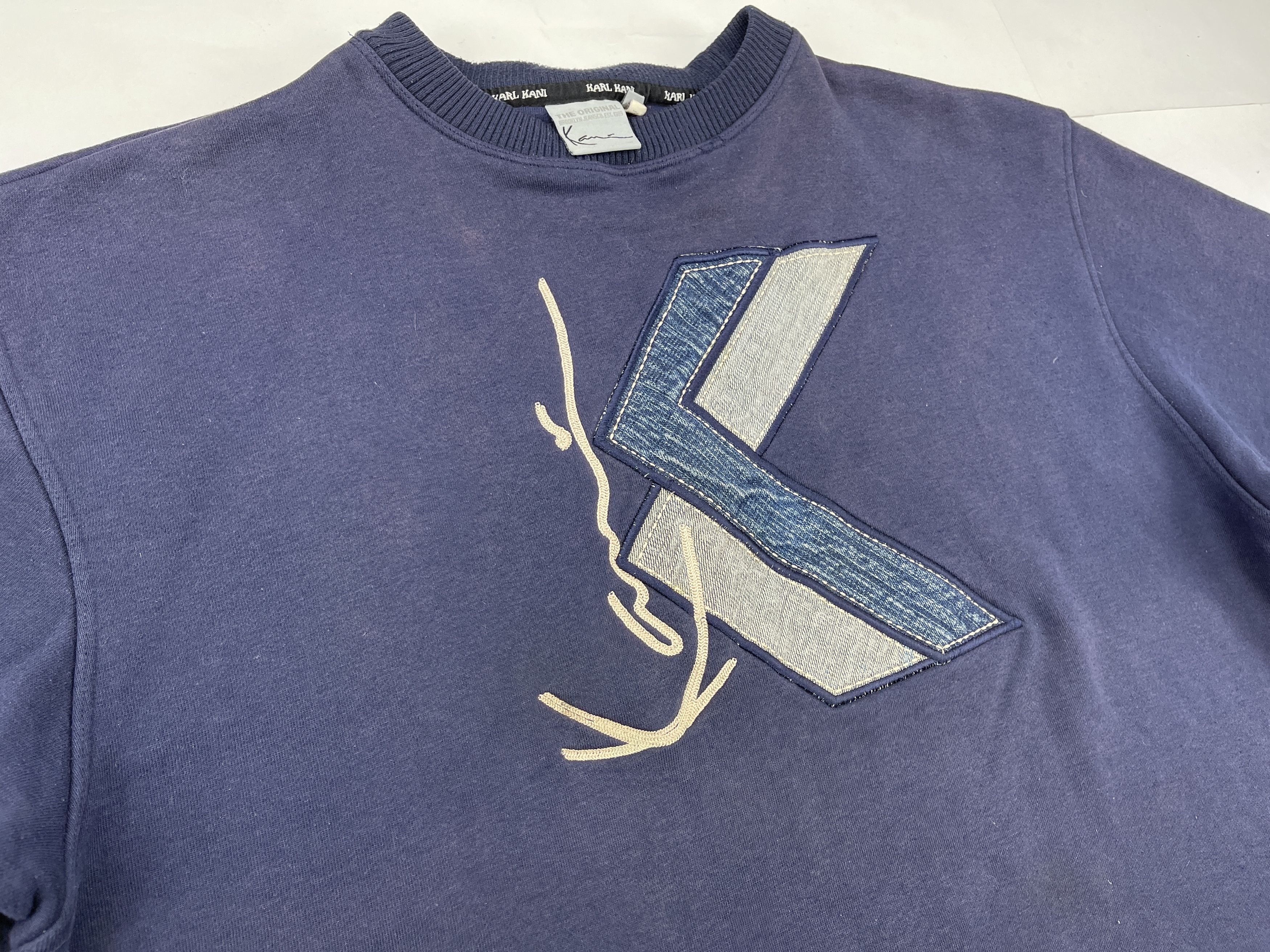 Karl Kani KARL KANI sweatshirt, vintage Kani, 90s hip hop mens size XL Size US XL / EU 56 / 4 - 5 Thumbnail