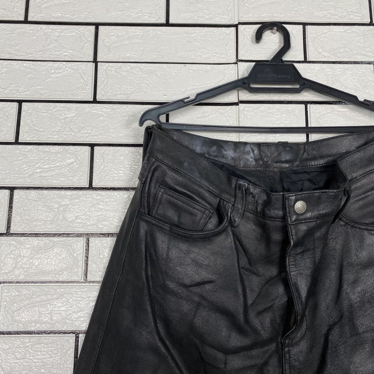 Japanese Brand Vintage Leather Pants Racing Wear Issey Miyake Size US 28 / EU 44 - 8 Thumbnail