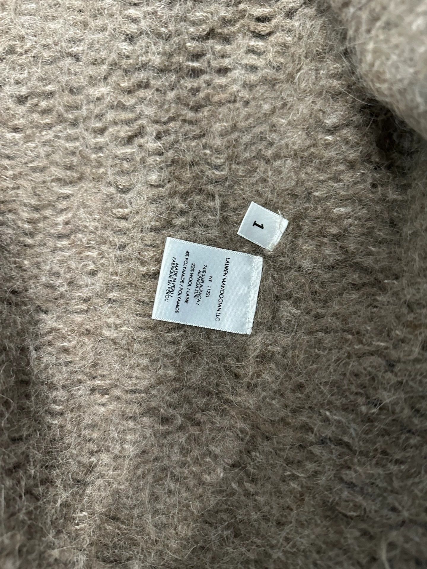 Lauren Manoogian Lauren Manoogian chunky knit old jacket 9/10 authentic Size S / US 4 / IT 40 - 4 Thumbnail