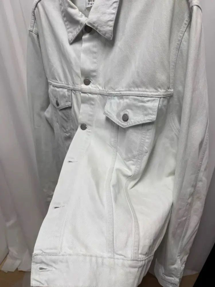 Maison Margiela Sz 52 Maison Margiela White Denim Jacket Size US L / EU 52-54 / 3 - 4 Thumbnail
