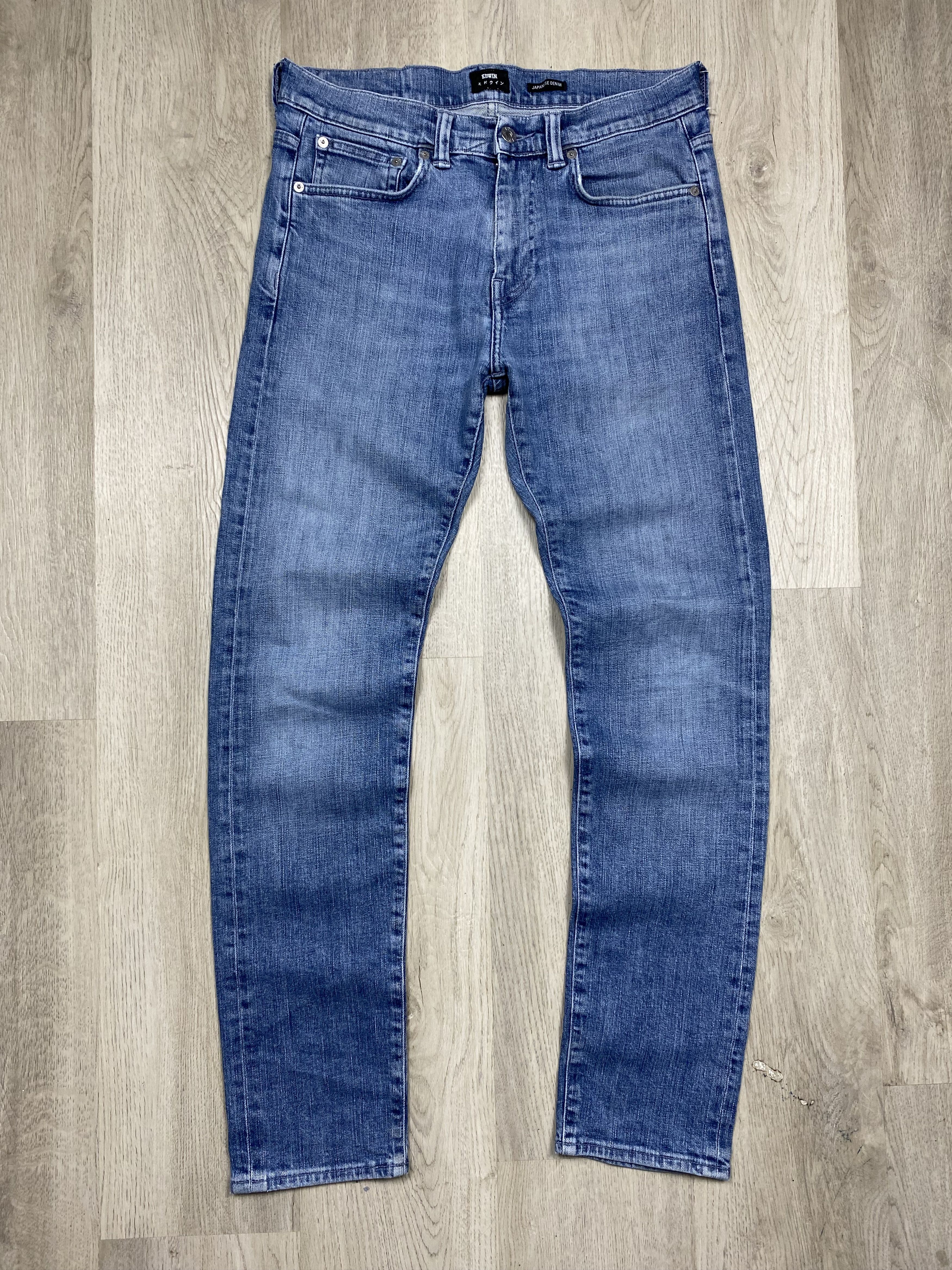 Edwin Edwin Vintage Mens Slim Tapered Denim Pants Jeans Size US 30 / EU 46 - 4 Thumbnail