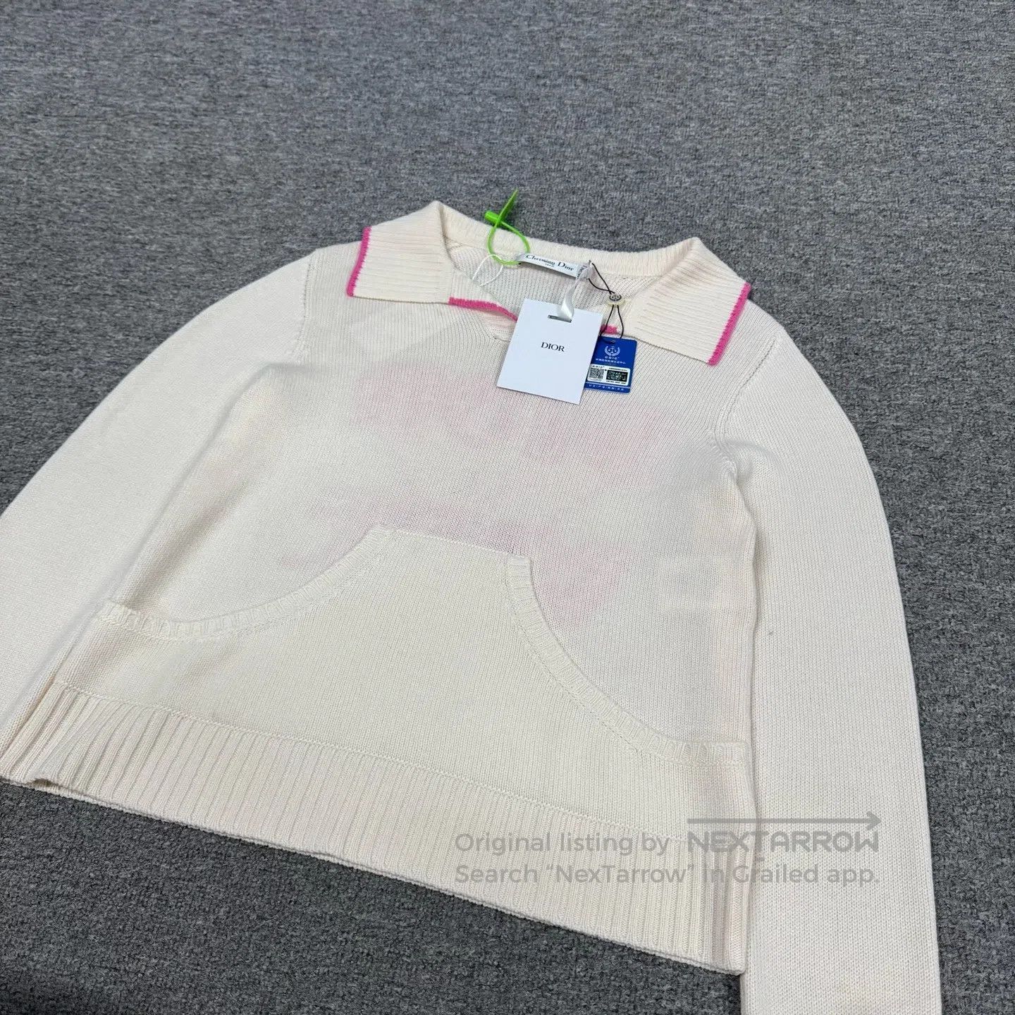 Dior Dior Large logo cashmere knit sweater| Size L / US 10 / IT 46 - 4 Thumbnail