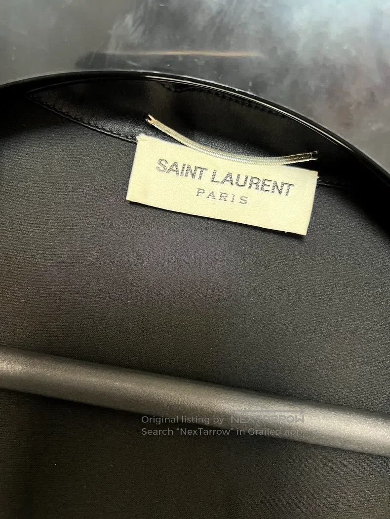 Saint Laurent Paris Saint Laurent Paris Black Mulberry Silk Sleep Robe Silk Ja Size US M / EU 48-50 / 2 - 4 Thumbnail