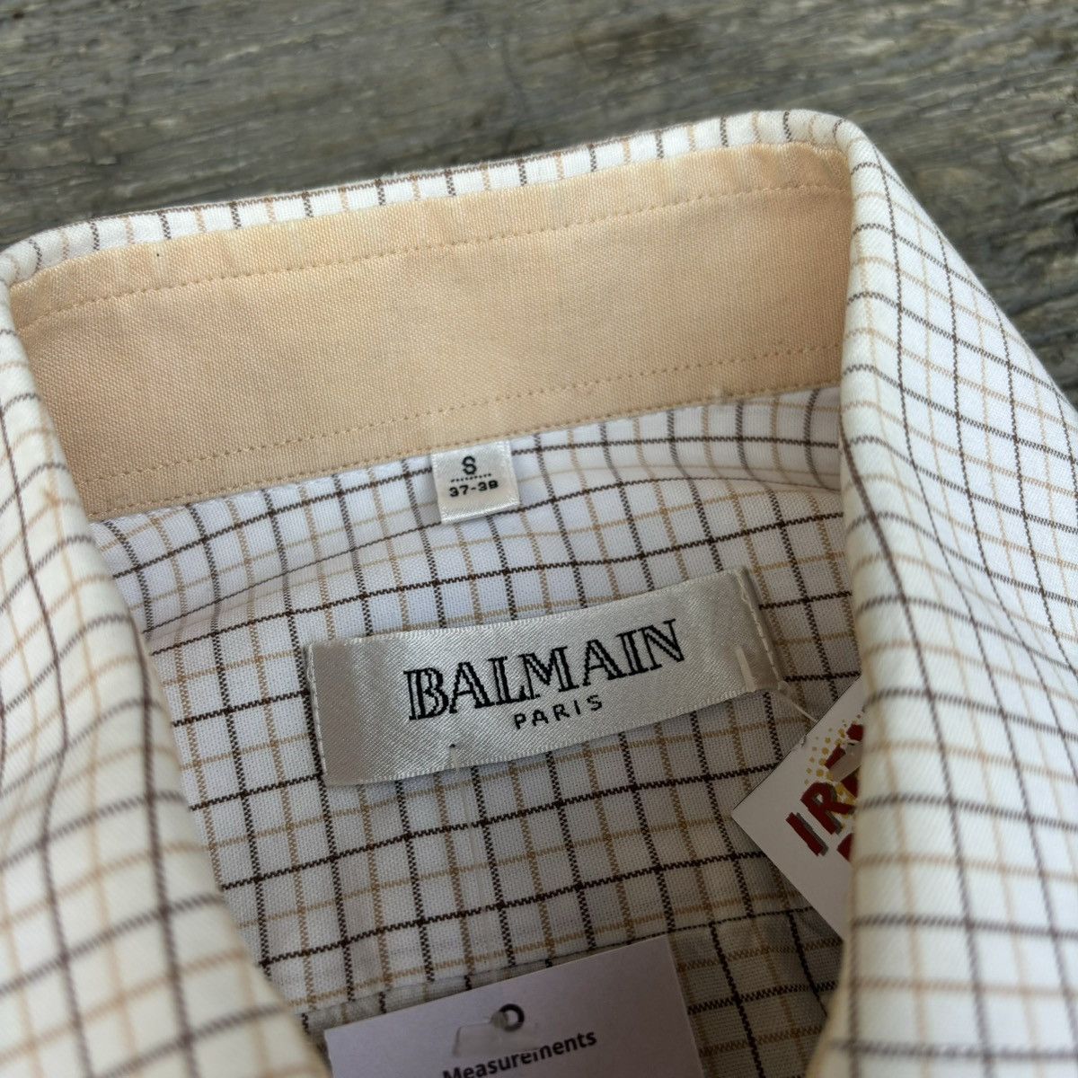 Balmain × Designer Balmain paris shirt button up Size US M / EU 48-50 / 2 - 3 Thumbnail