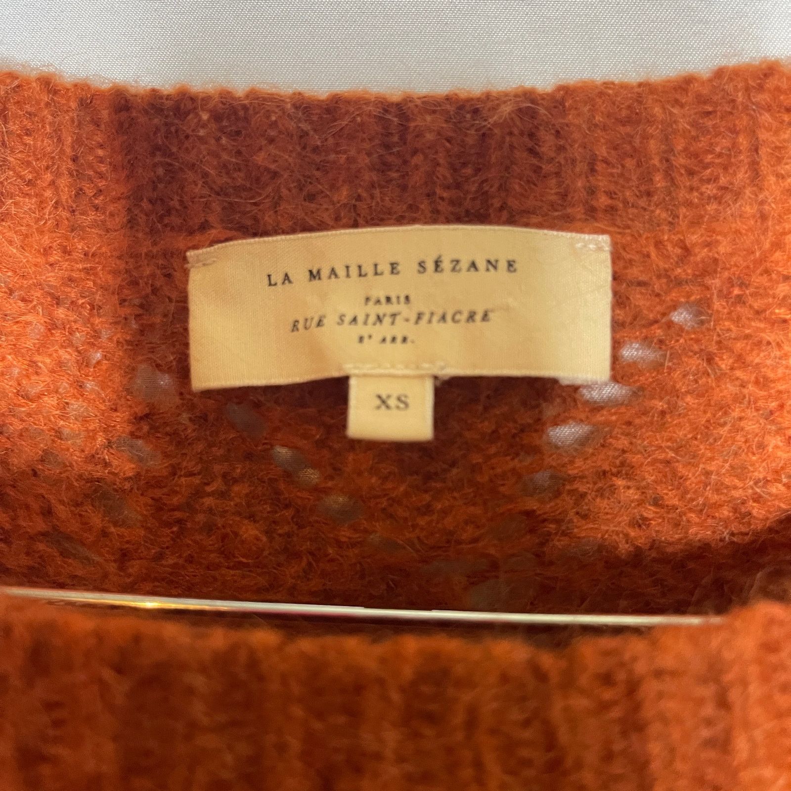 Sezane SEZANE Avril Jumper Sweater Mohair Wool Blend Cinnamon sz XS Size XS / US 0-2 / IT 36-38 - 3 Thumbnail