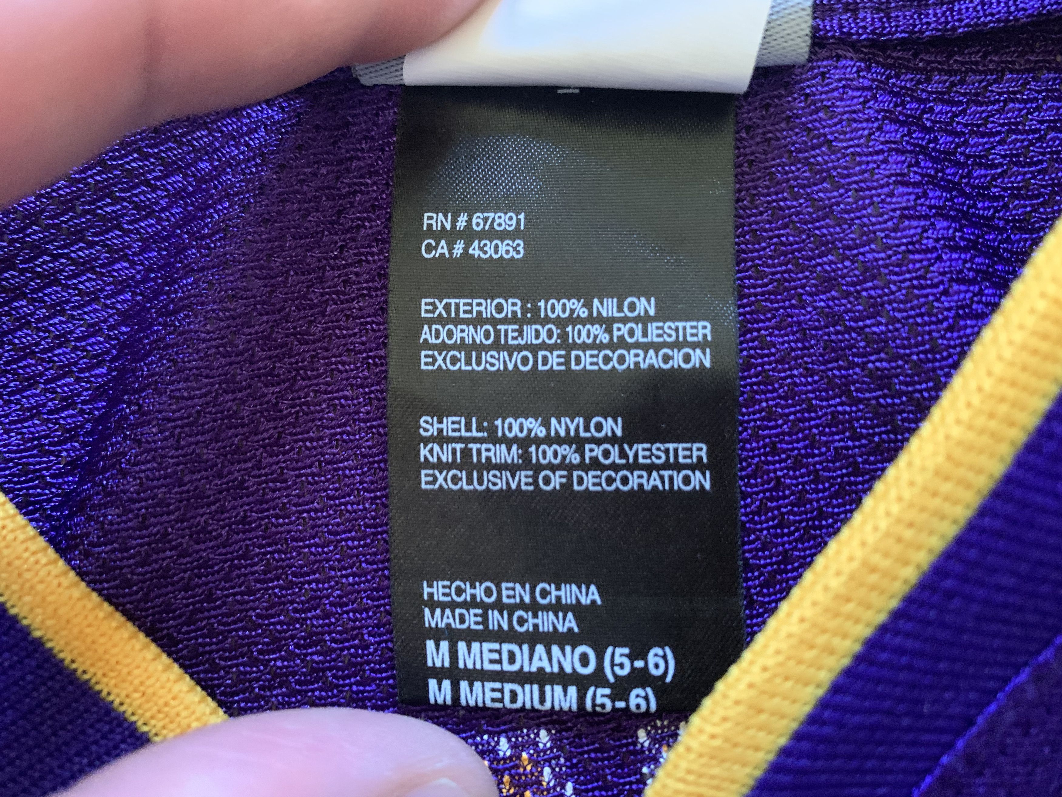 Adidas Vintage Adidas Los Angeles Lakers Kids Kobe Bryant 24 Jersey Size US XXS / EU 40 - 10 Thumbnail