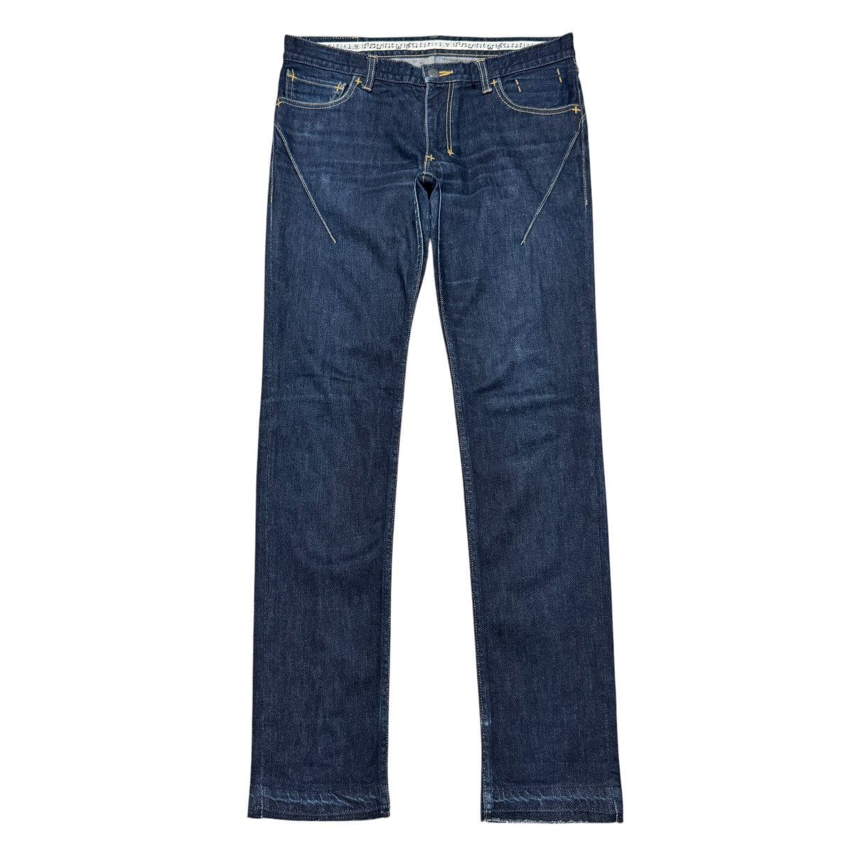 Number (N)ine Number Nine Music Note Darted Denim | Grailed
