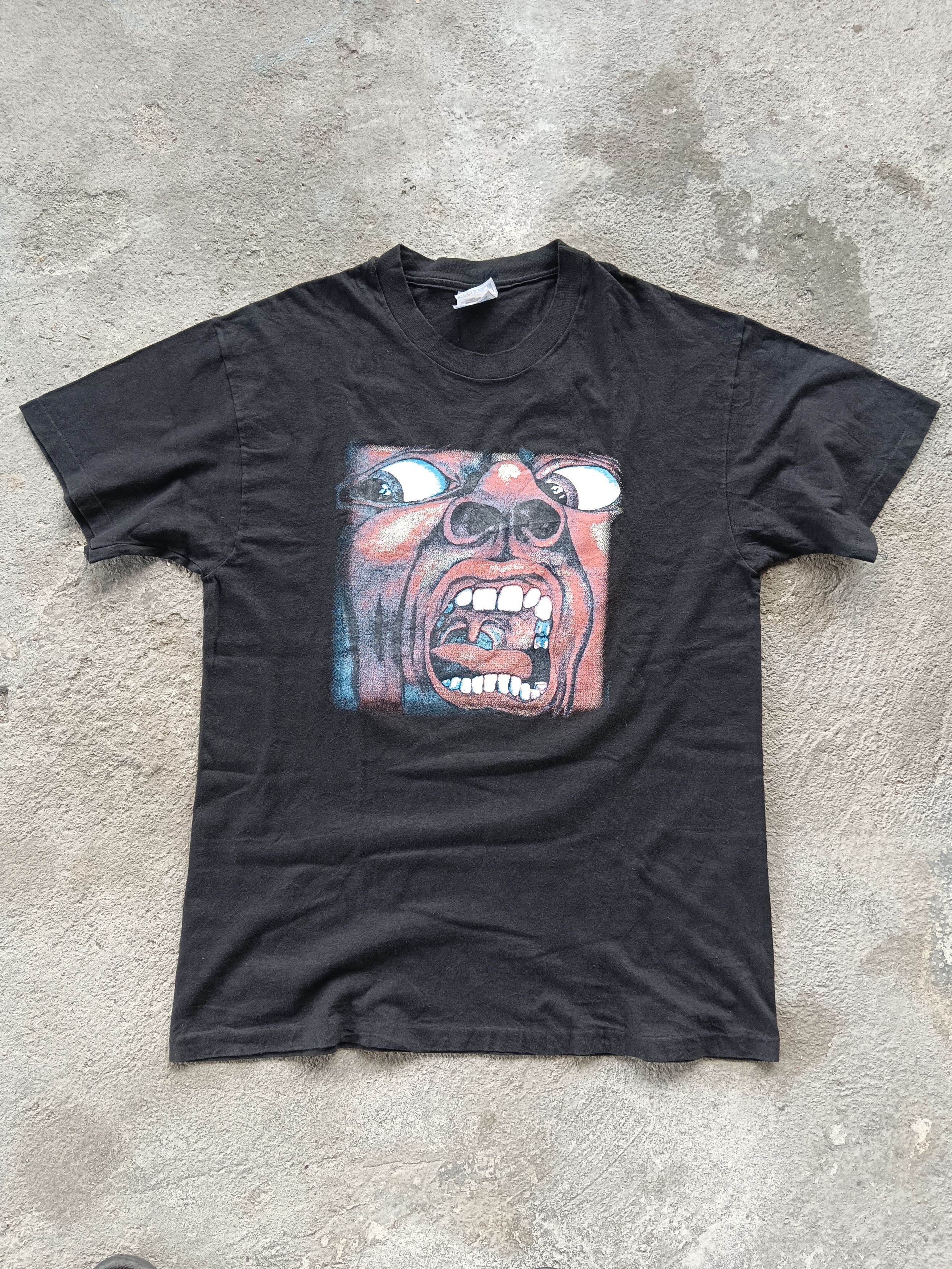 Band Tees Vintage 90s King Crimson In The Court of The Crimson King Size US L / EU 52-54 / 3 - 1 Thumbnail
