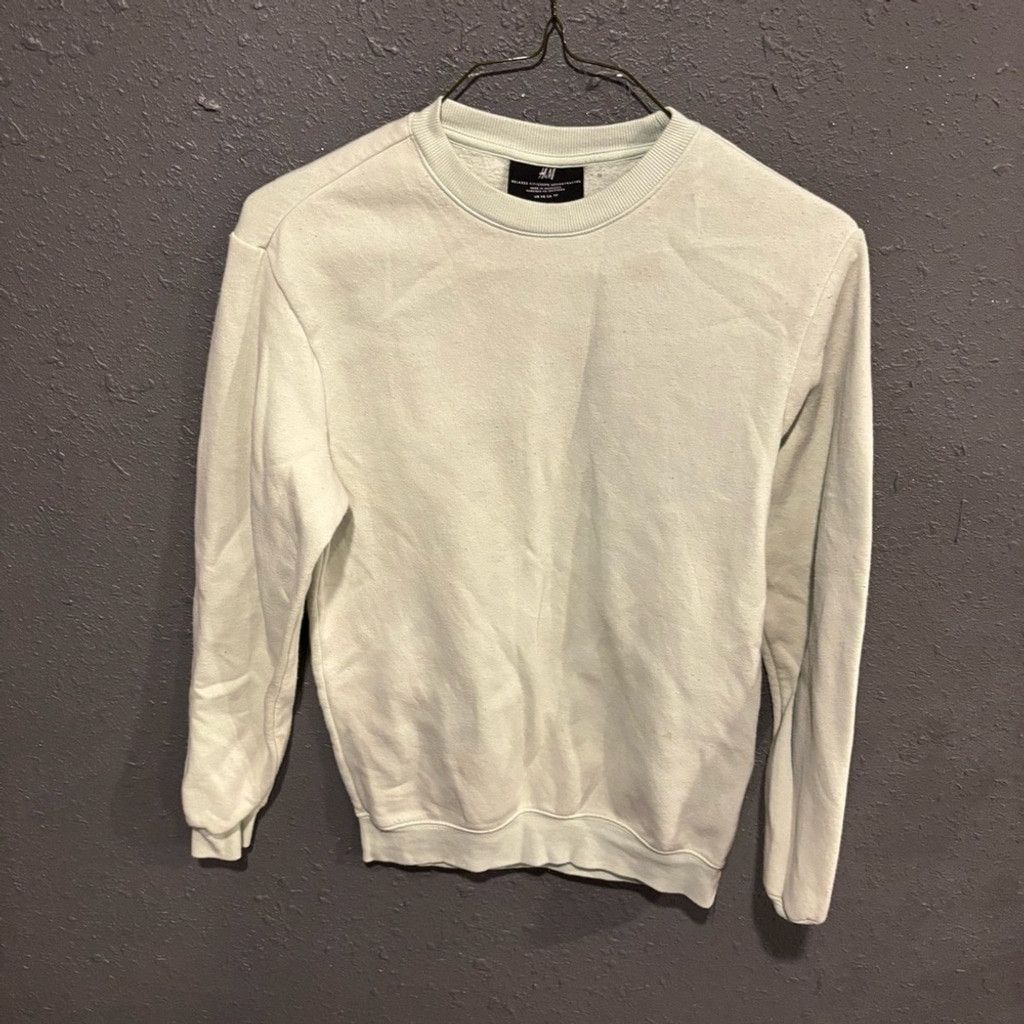 H&M Women’s H&M White Sweatshirt Size US XS / EU 42 / 0 - 1 Thumbnail