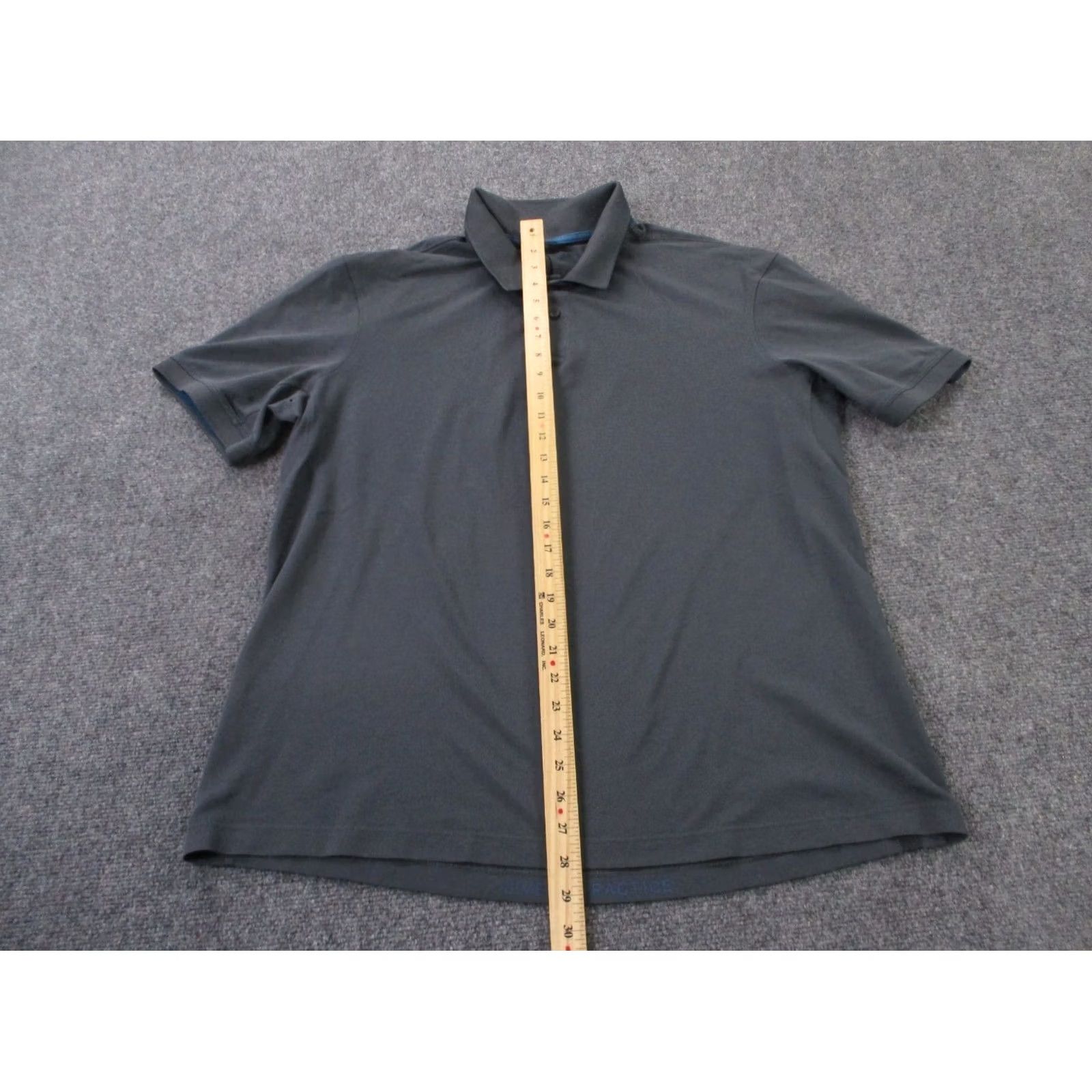 Lululemon Lululemon Shirt Mens XL Gray Polo Sport Stretch Performance Golf Casual Size US XL / EU 56 / 4 - 3 Thumbnail