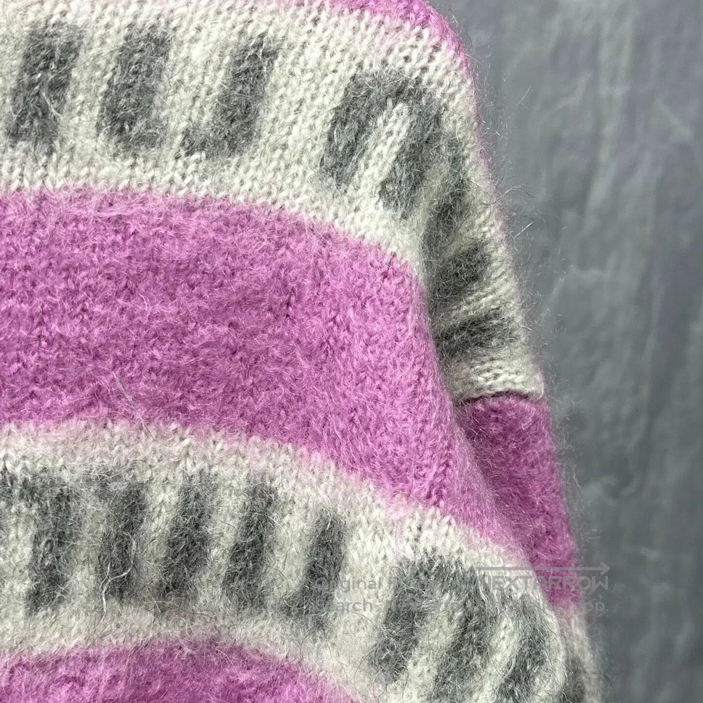 Miu Miu miu miu striped knit sweater in pink. Size M / US 6-8 / IT 42-44 - 3 Thumbnail