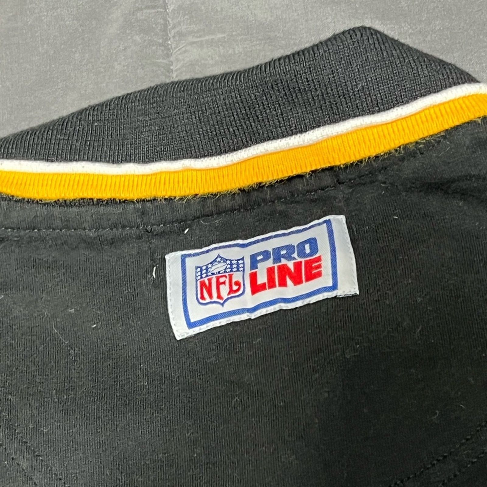Reebok Vintage 90s Reebok Pro Line PITTSBURGH STEELERS Polo Shirt Size US XXL / EU 58 / 5 - 4 Thumbnail