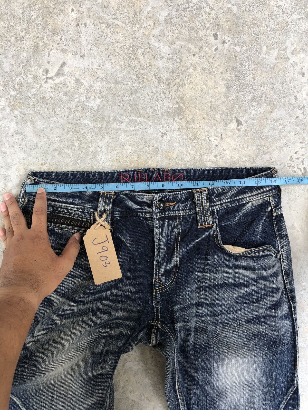 If Six Was Nine Japanese Rielabo Flared Jeans Distressed Jeans Size US 32 / EU 48 - 19 Thumbnail
