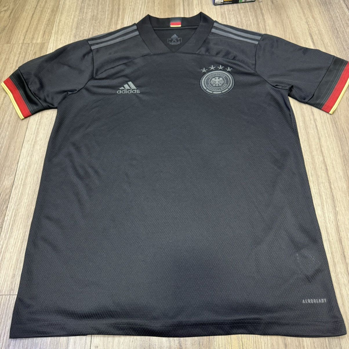 Adidas Germany 19/20 All black away shirt Size US M / EU 48-50 / 2 - 1 Thumbnail