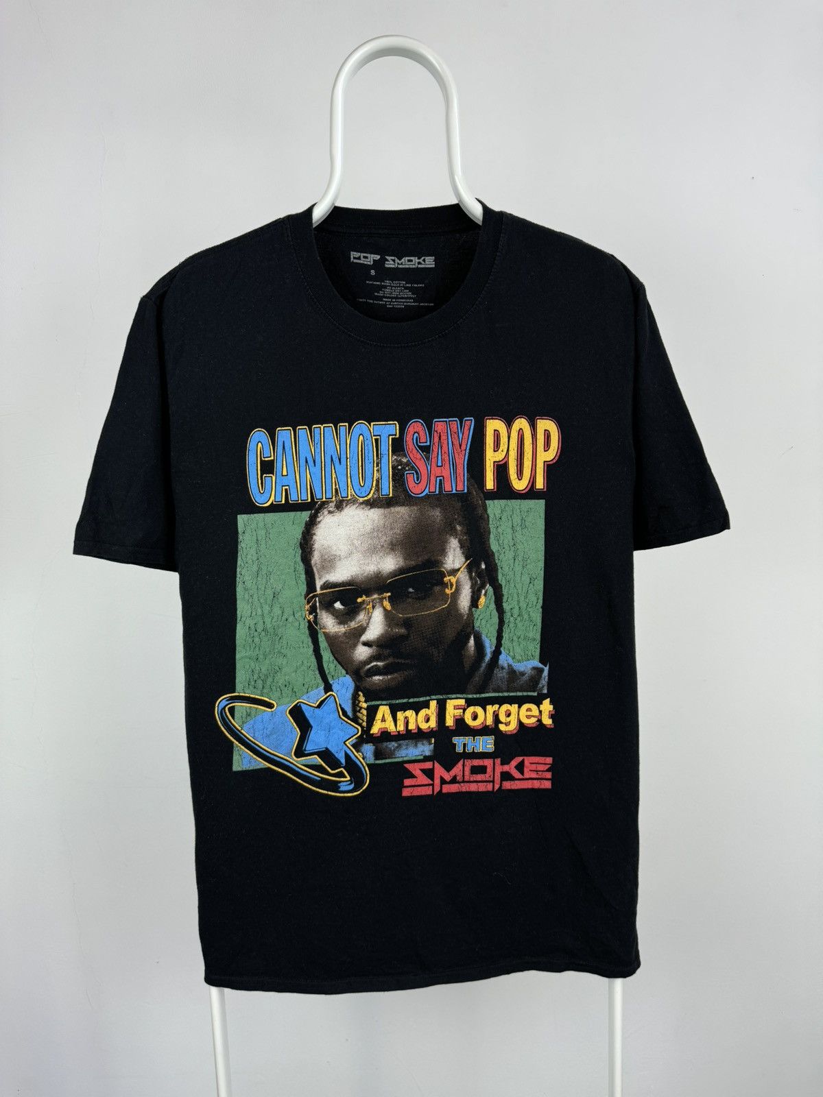 Band Tees Pop Smoke Big Logo Tee Size US S / EU 44-46 / 1 - 1 Thumbnail