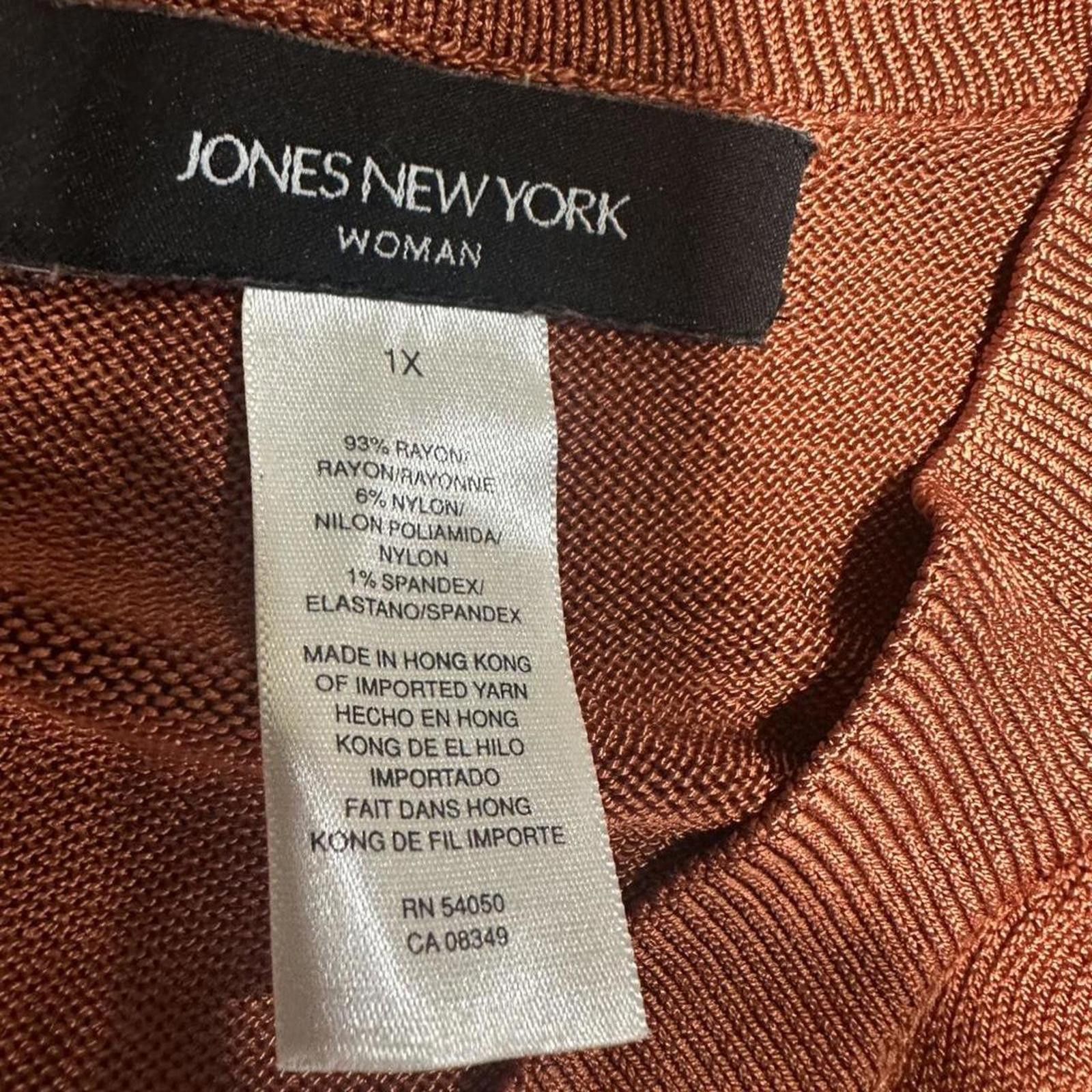 Jones New York Jones New York Women's Orange Jumper Size XL / US 12-14 / IT 48-50 - 3 Thumbnail