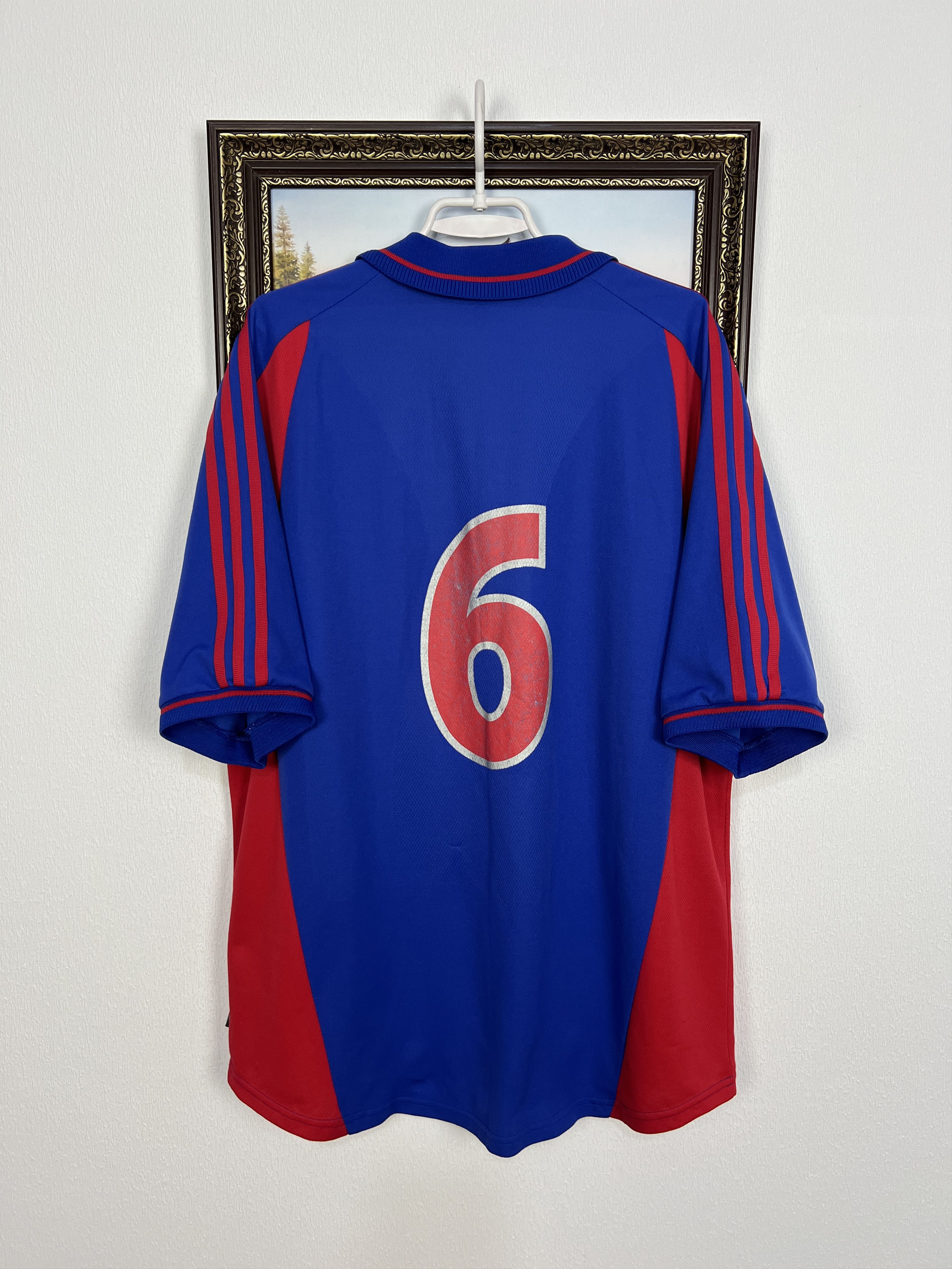 Adidas CSA Steaua Bucuresti football shirt 2000 Soccer Adidas Size US XL / EU 56 / 4 - 12 Thumbnail