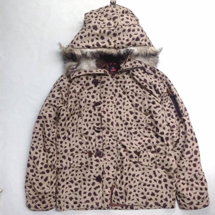 X-Girl X-girl Japan animal print hooded parka padded jacket Size M / US 6-8 / IT 42-44 - 1 Thumbnail