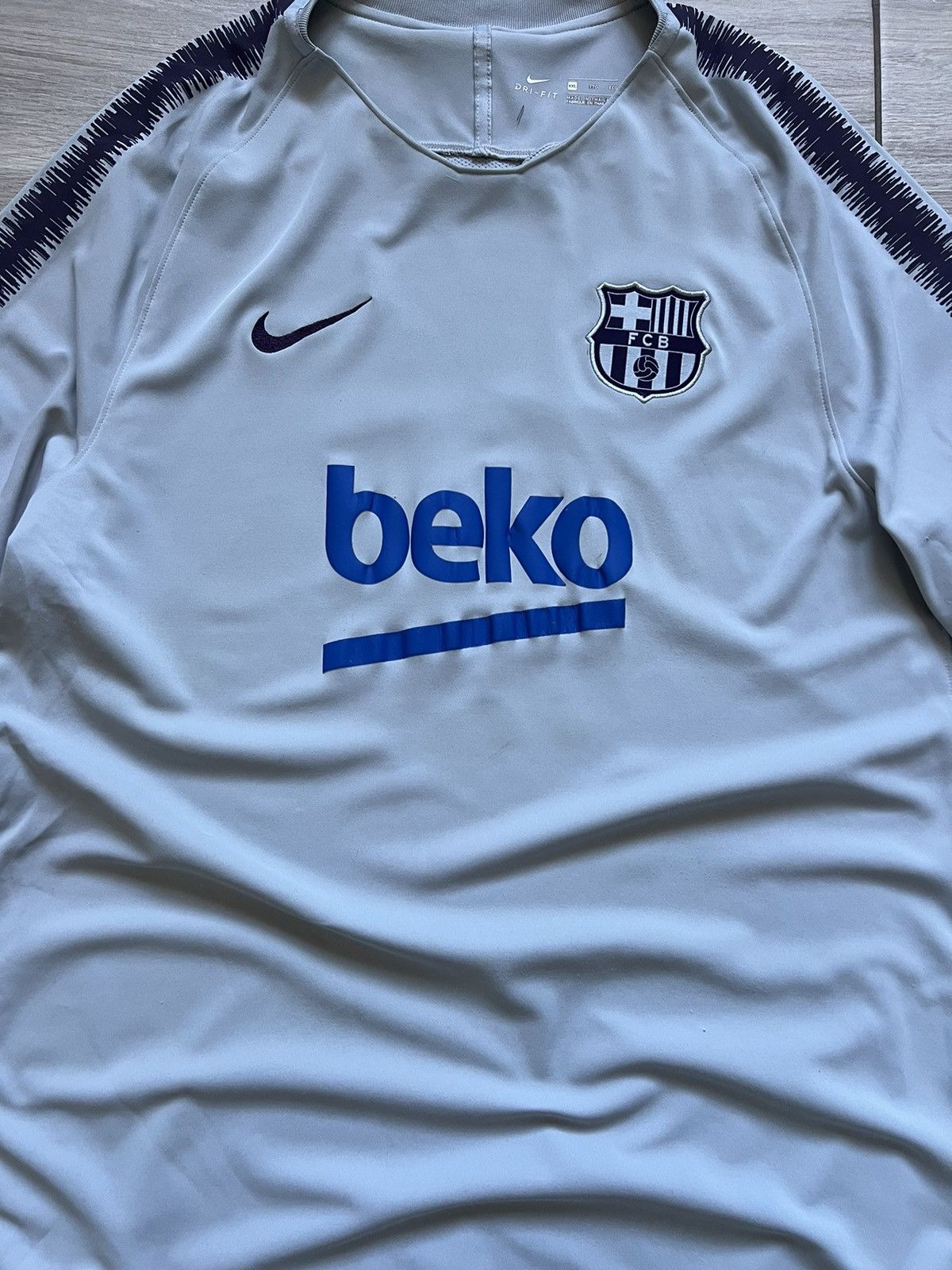 Vintage Nike FC Barcelona 2018 Breathe Football Training Top Size US M / EU 48-50 / 2 - 5 Thumbnail