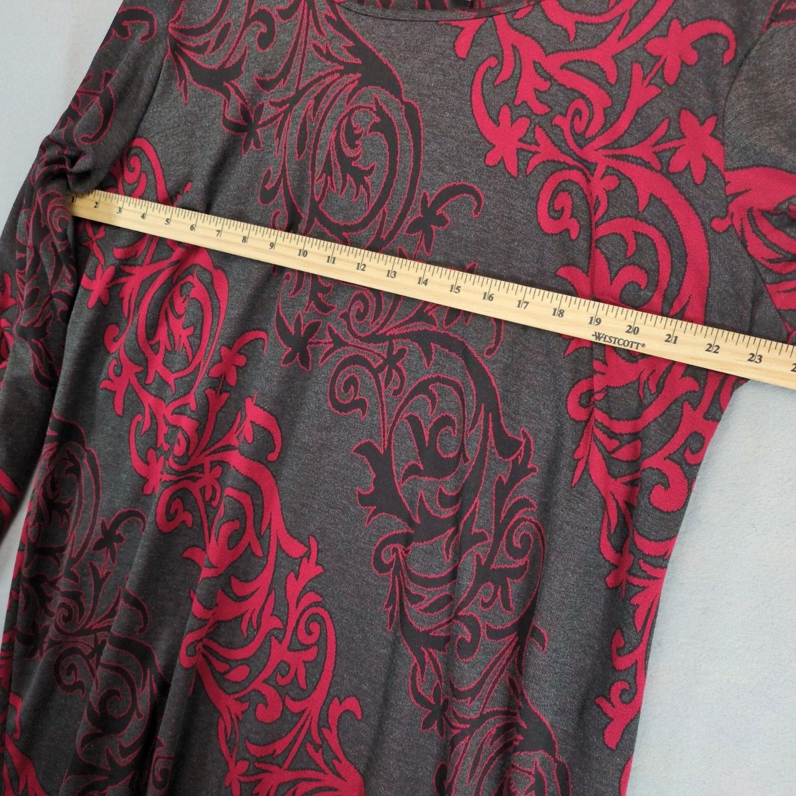 Other Cato Woman A-Line Knit Midi Dress Plus Size 22/24W Paisley Size 3XL / US 20-22 - 5 Thumbnail