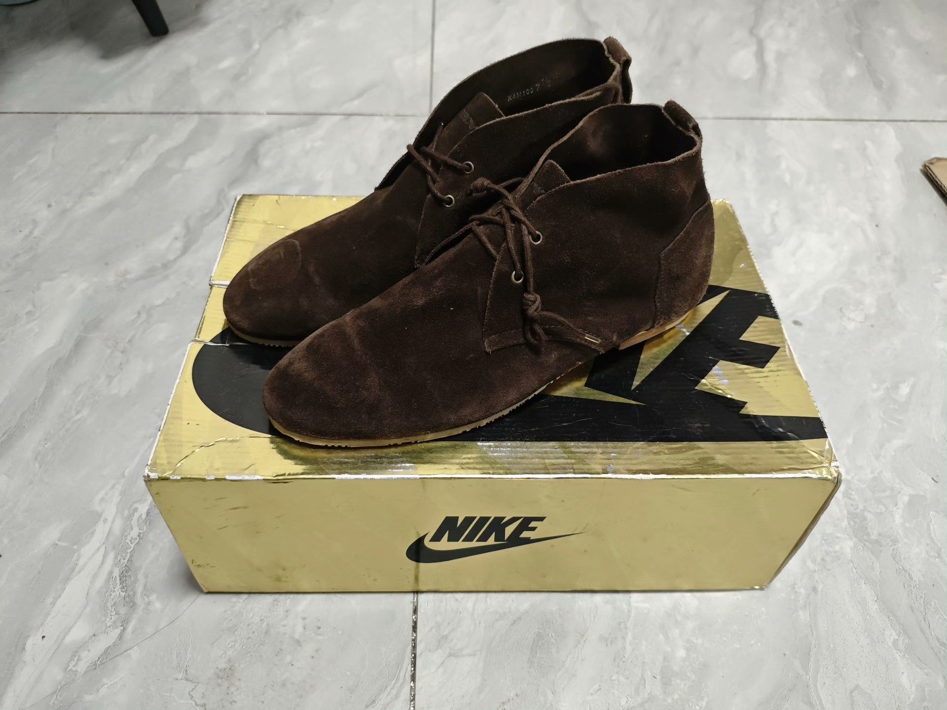 Armani Armani Suede Brown Boots 8.5 Men Size US 8.5 / EU 41-42 - 1 Thumbnail