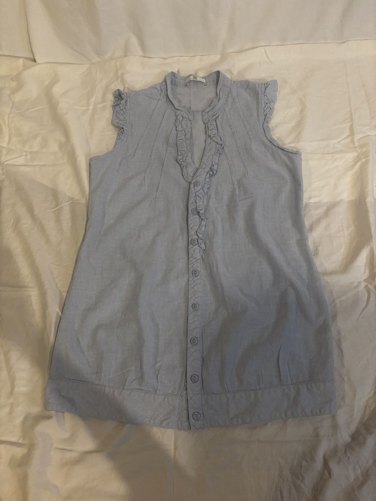 Other Blue sleeveless blouse.kw511 Size M / US 6-8 / IT 42-44 - 1 Thumbnail