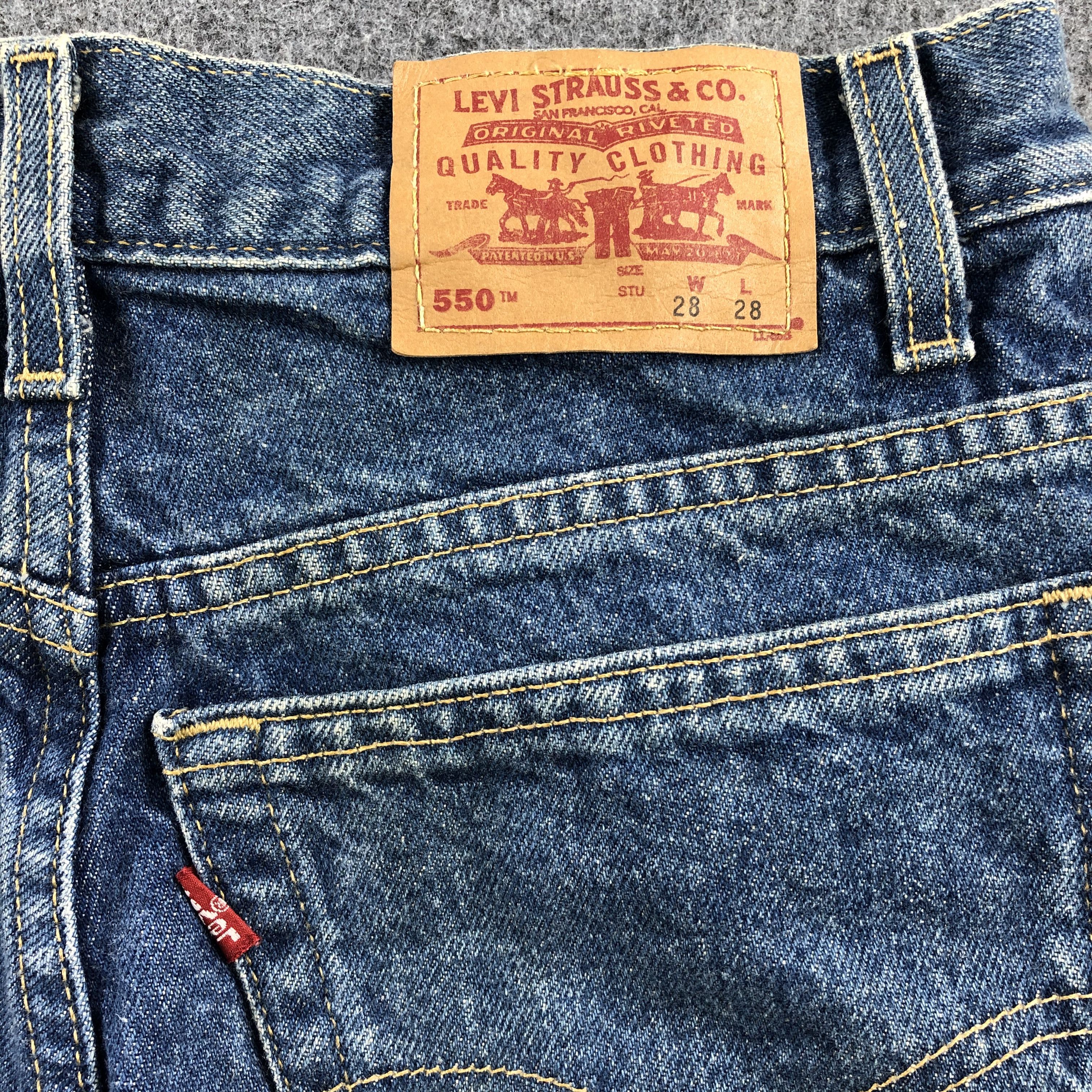 Levi's Vintage Levis 550 Jeans Relaxed Fit Denim KJ525 Size US 27 - 5 Thumbnail