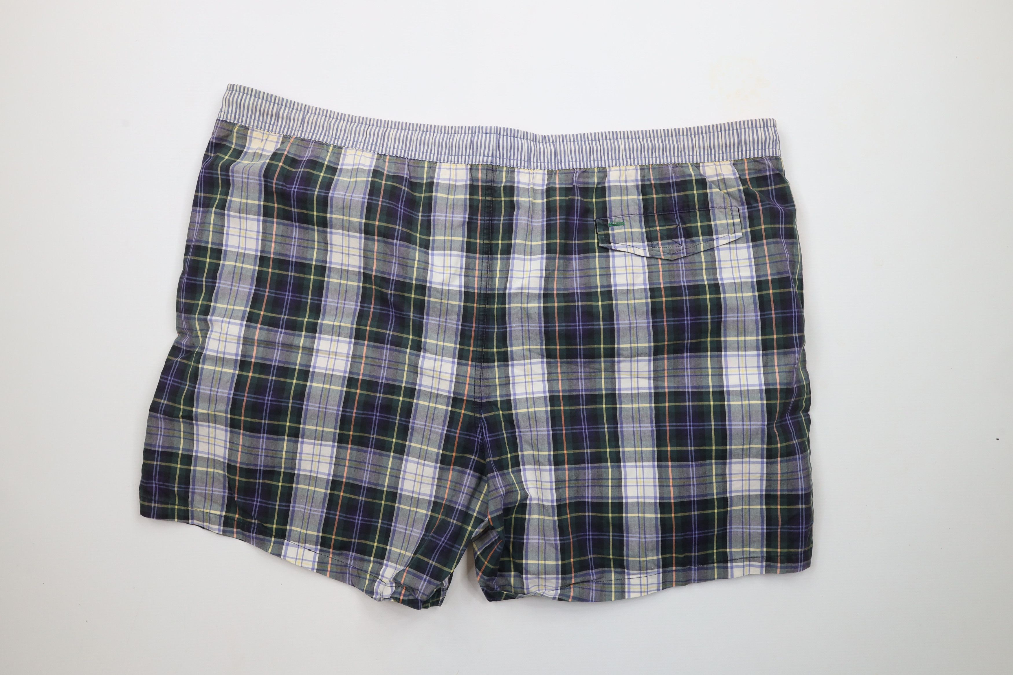 Tommy Hilfiger × Vintage Vintage 90s Tommy Hilfiger Out Lined Swim Trunks Shorts Size US 34 / EU 50 - 9 Thumbnail